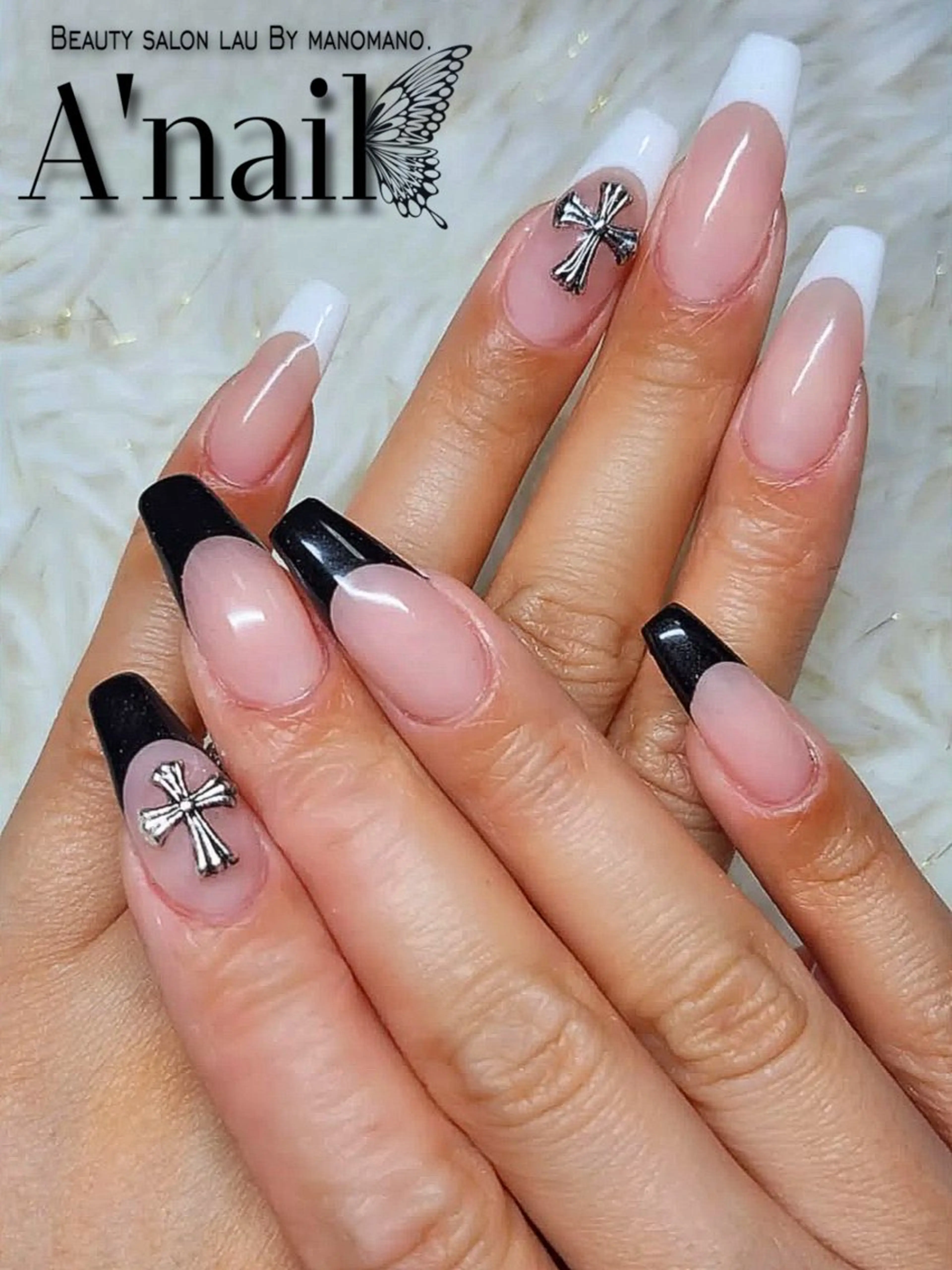 《初回OFF無料✧》フレンチネイル[ﾍﾞｰｽ無]*(ﾗﾒ可)〚120~150分〛の写真