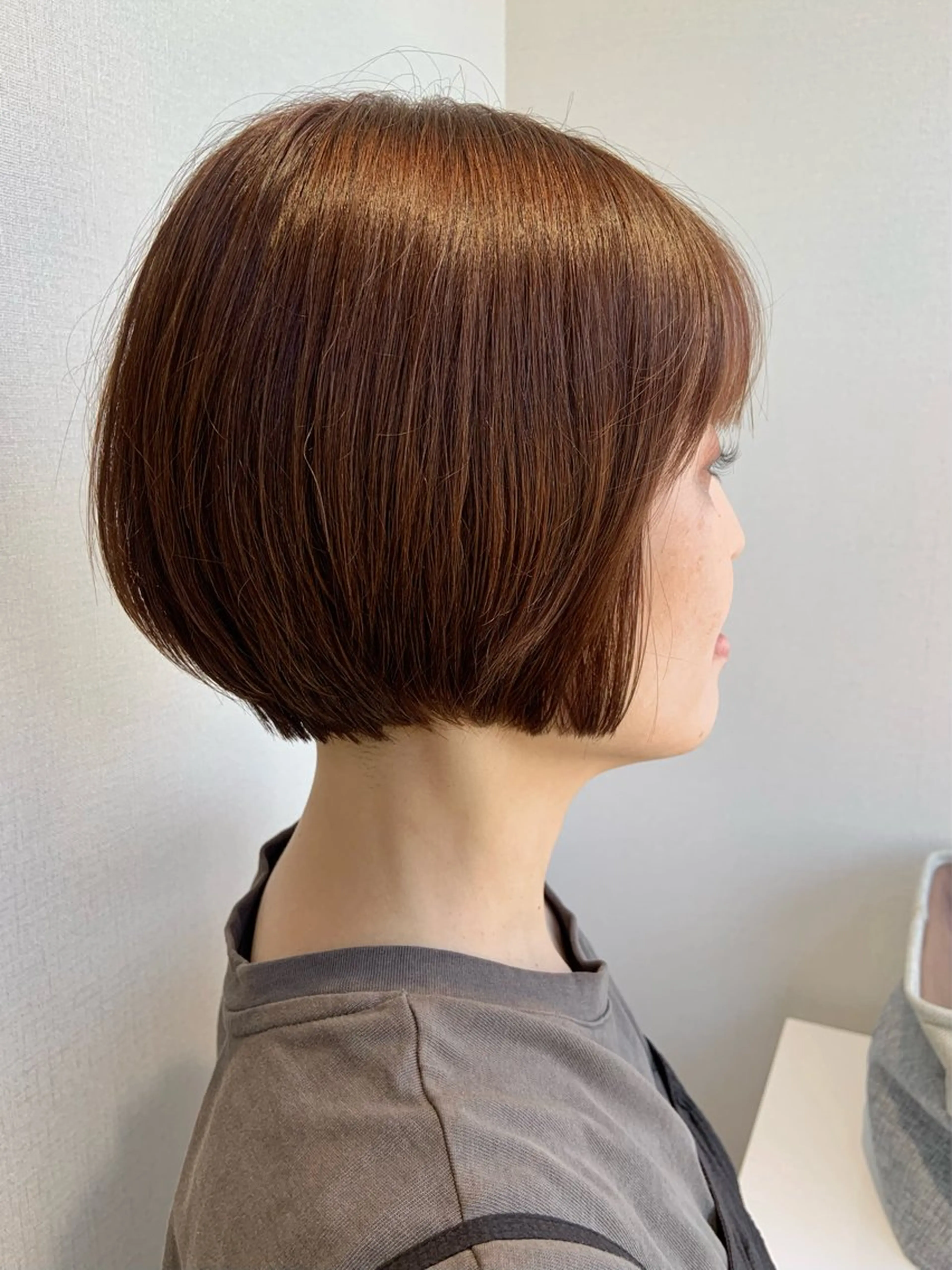 ショート ボブ ショートヘア 小顔カット カット トリートメント 名駅/大人可愛い /艶髪/流音のヘアスタイル