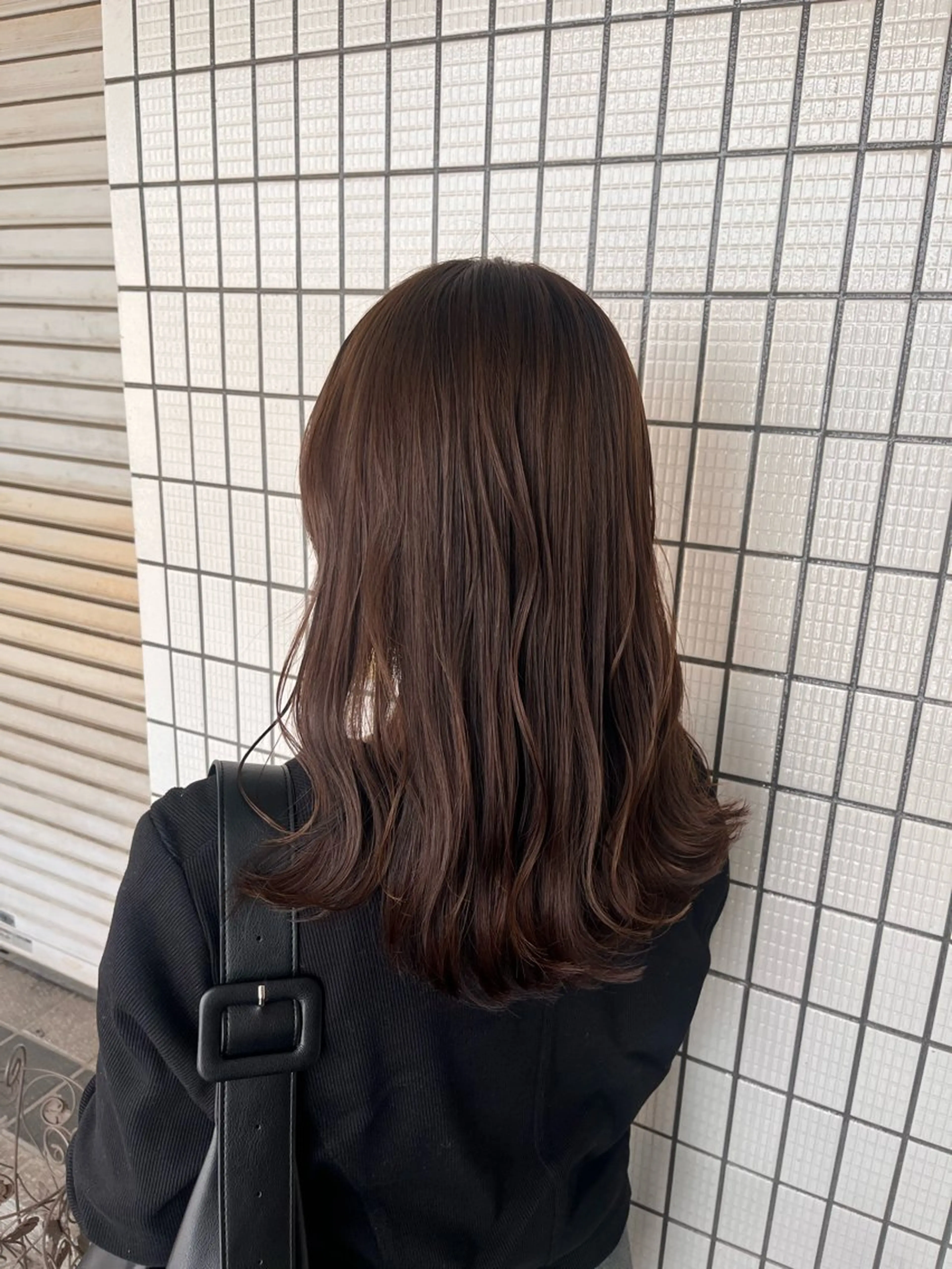 ミディアム カラー カット ヘアカラー 五十嵐ゆり 美髪カラー　武蔵小杉のヘアスタイル