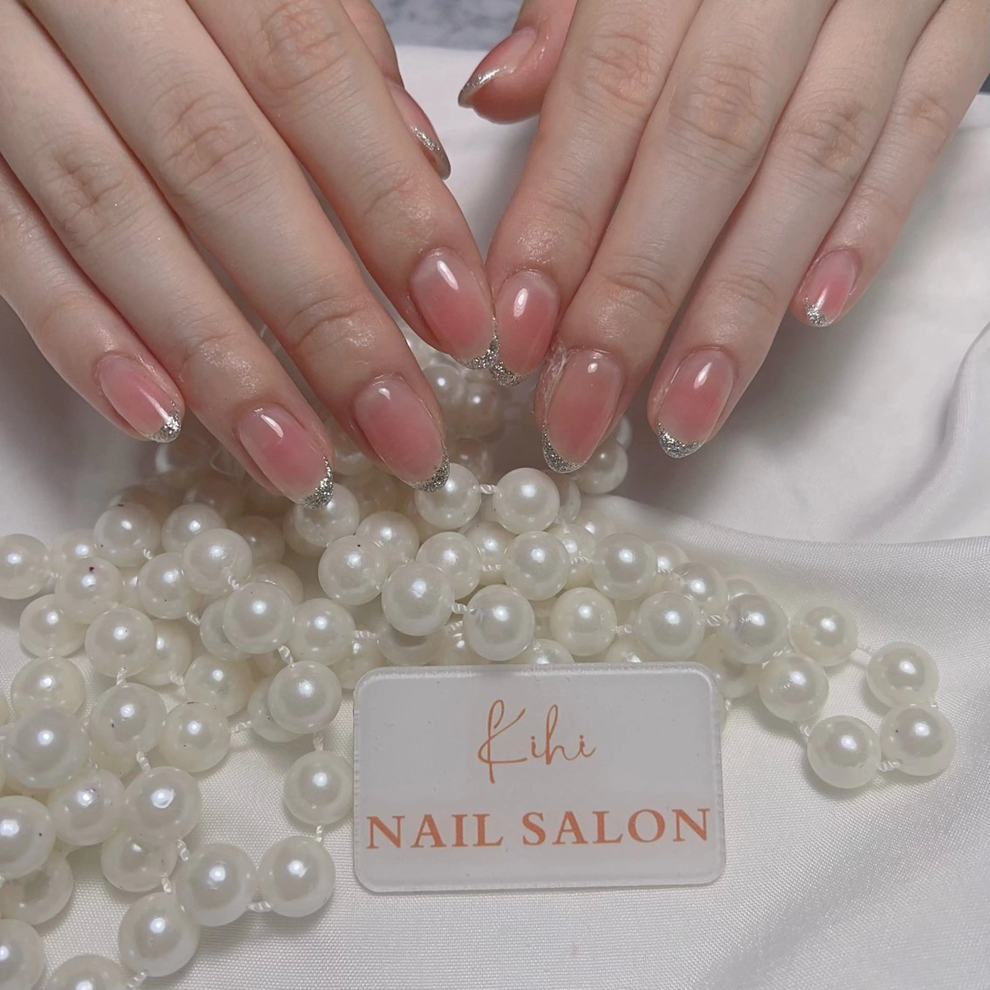 ネイル アートネイル フレンチネイル ジェルネイル グラデーション 韓国ネイル ハンドネイル 💕鈴木ユリ パラジェル/オフ無料のネイルデザイン