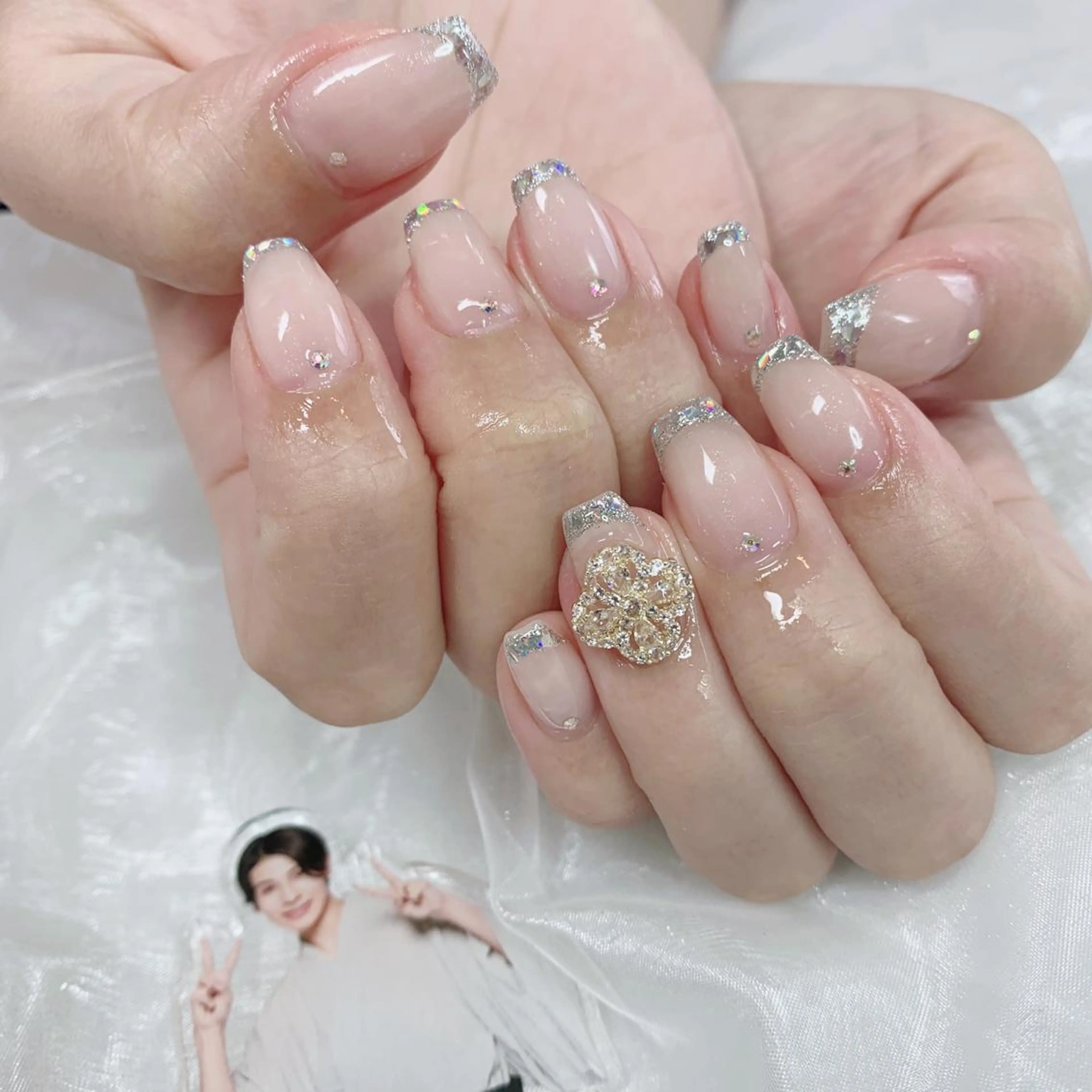 ネイル ハンドネイル La neige* yuki 🥯🍑のネイルデザイン