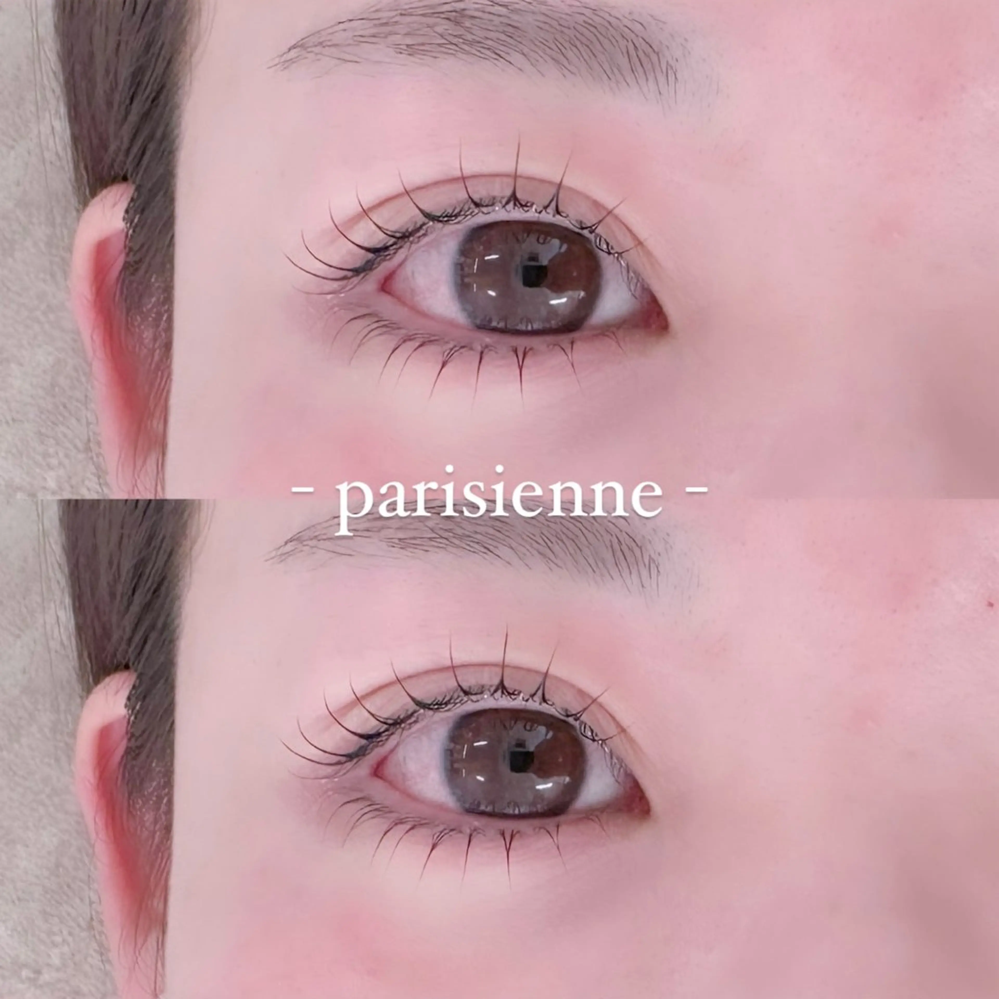 上下パリジェンヌラッシュリフト👀🌙オフなしの写真