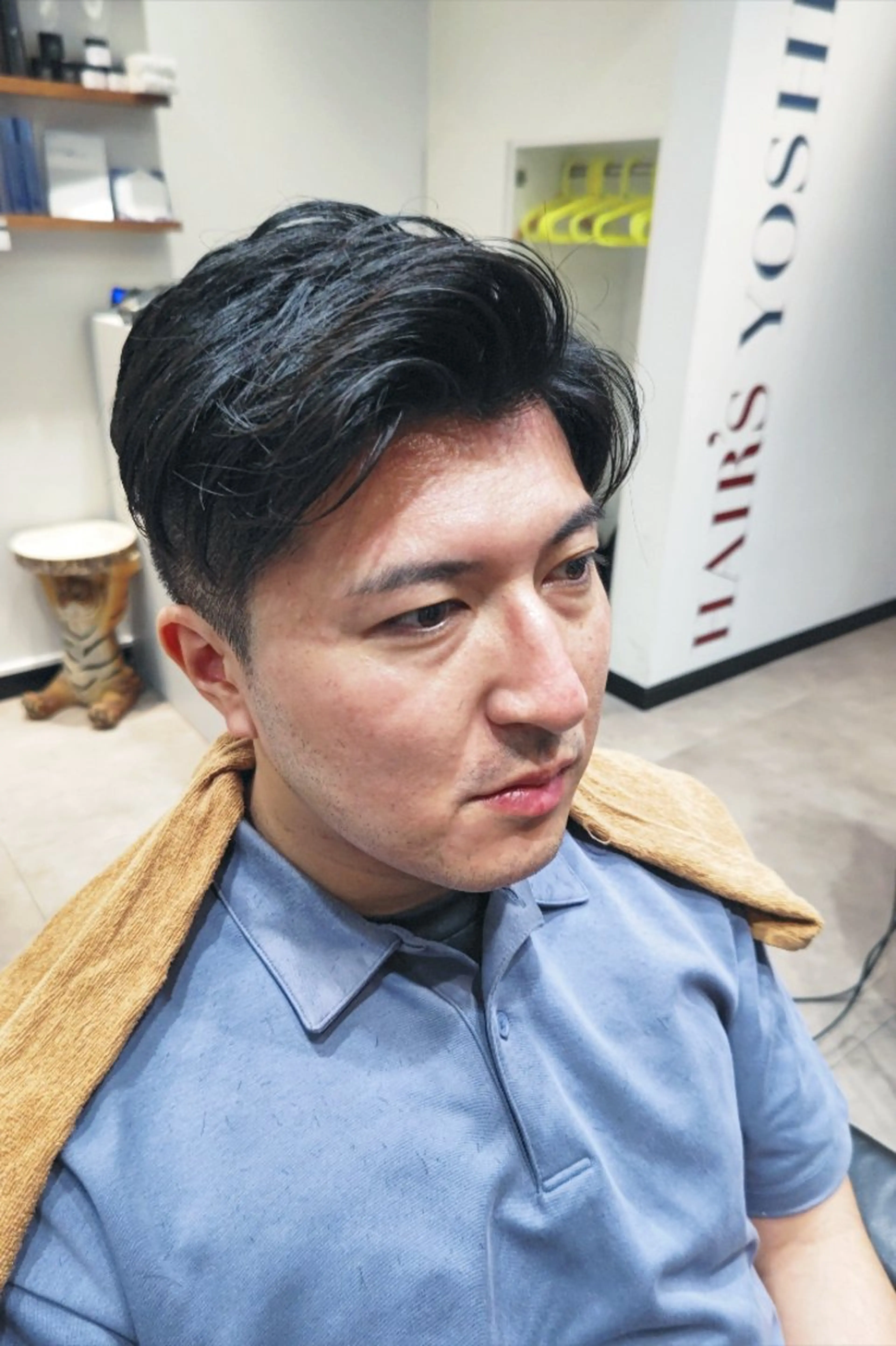 ショート メンズ ビジネス 七三 カット 🎶メンズカット🧴 大森✂️⸒⸒のヘアスタイル