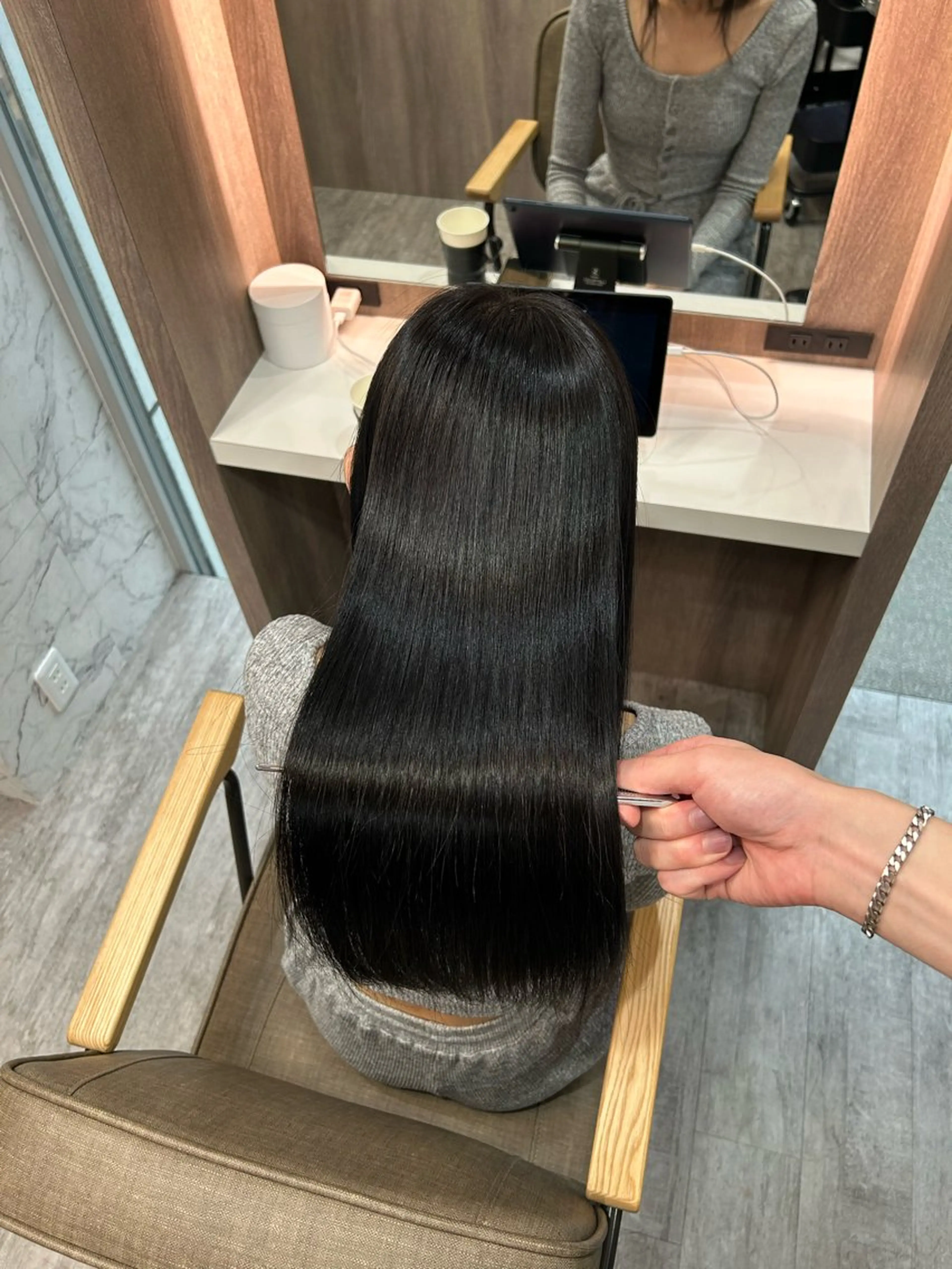 ロング カット 縮毛矯正 トリートメント ユアーズヘアーセカンド所属・広島No.1美髪矯正 髪質改善/河村総一郎のヘアスタイル