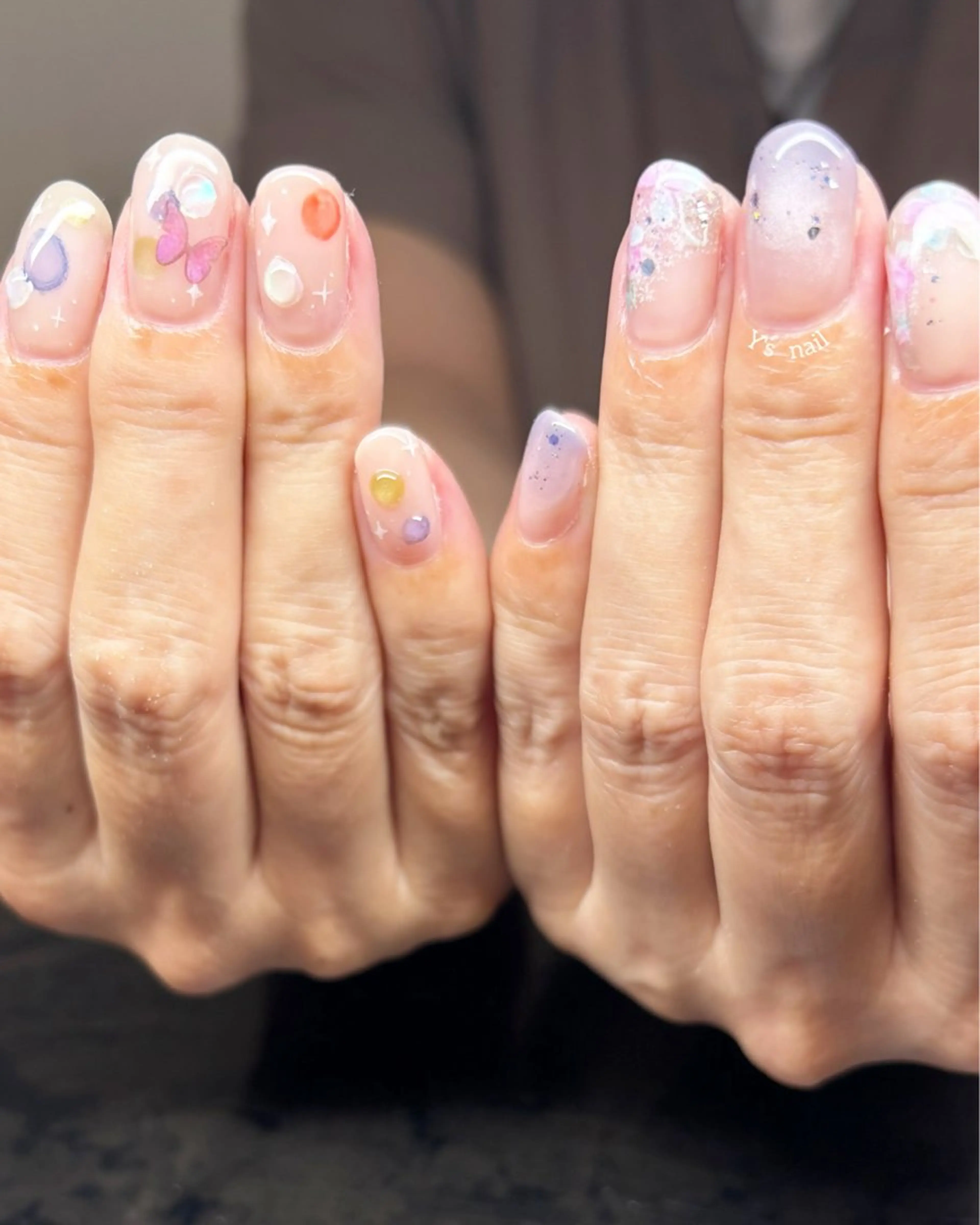 ネイル ハンドネイル 手書きが得意🖌️ Y’s  nailのネイルデザイン
