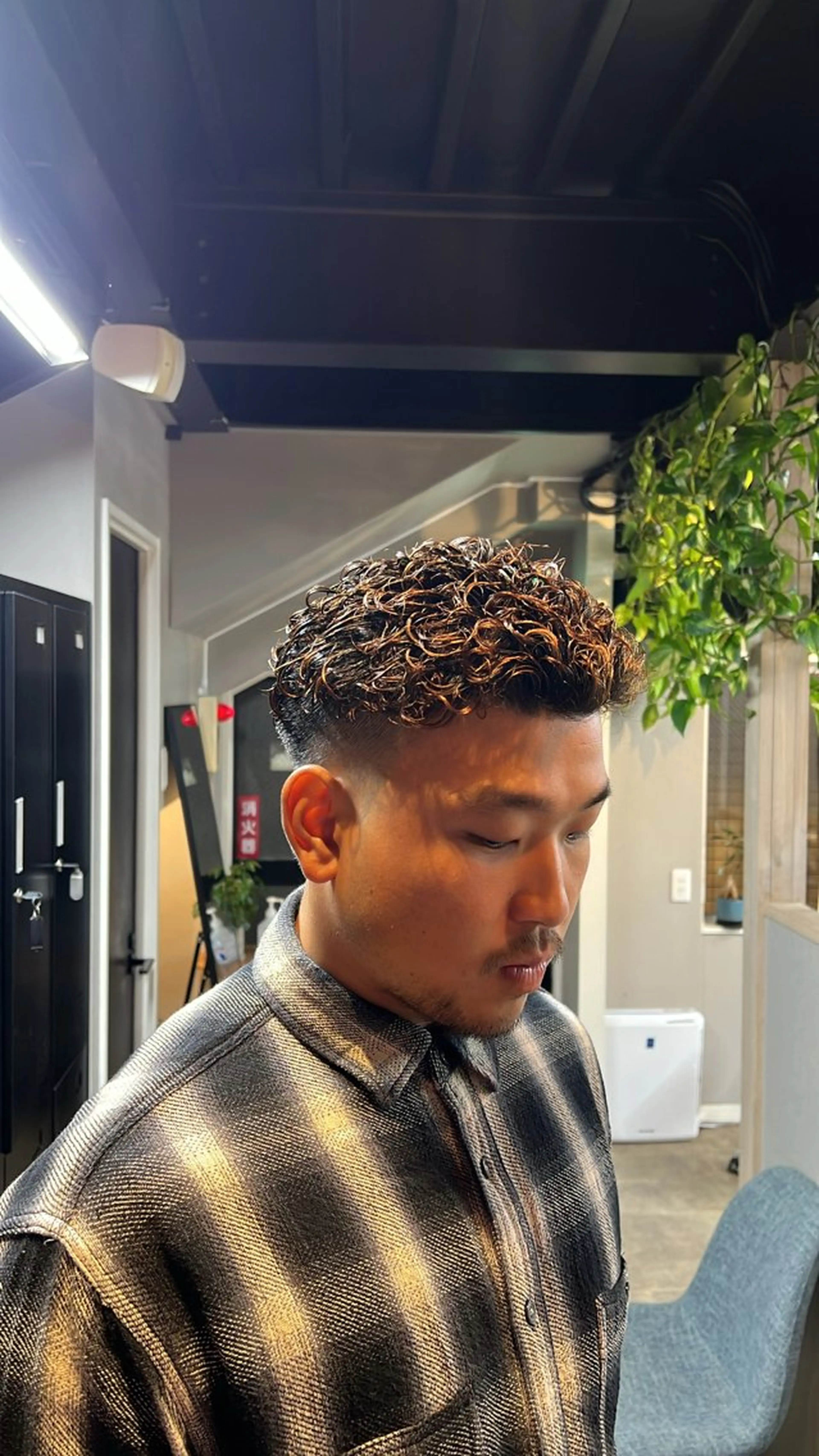 ショート パーマ メンズ est hair mar所属・艶カラー/ツイスパ/ 無造作パーマ　久保のヘアスタイル