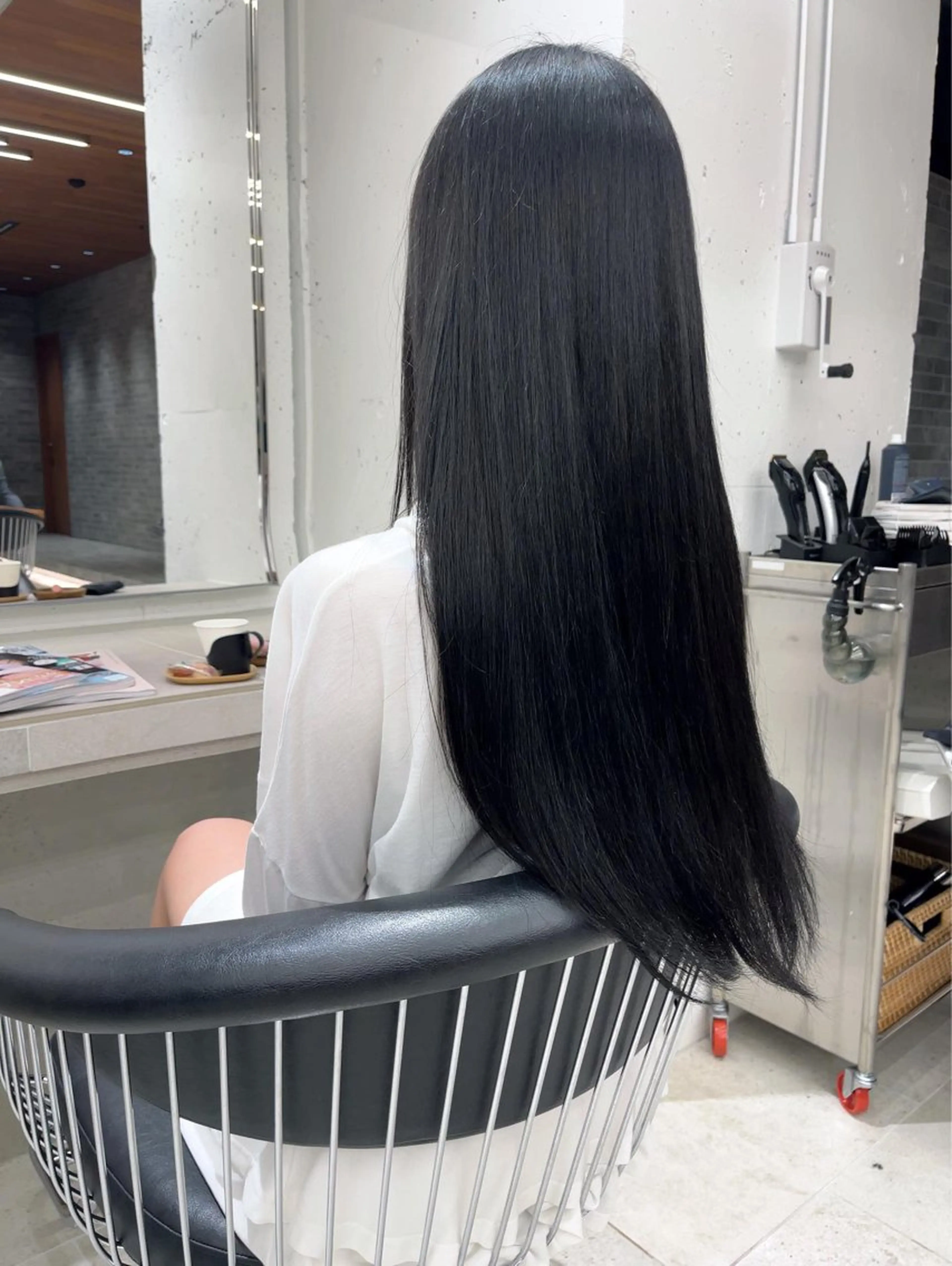 ロング 高林 史弥のヘアスタイル