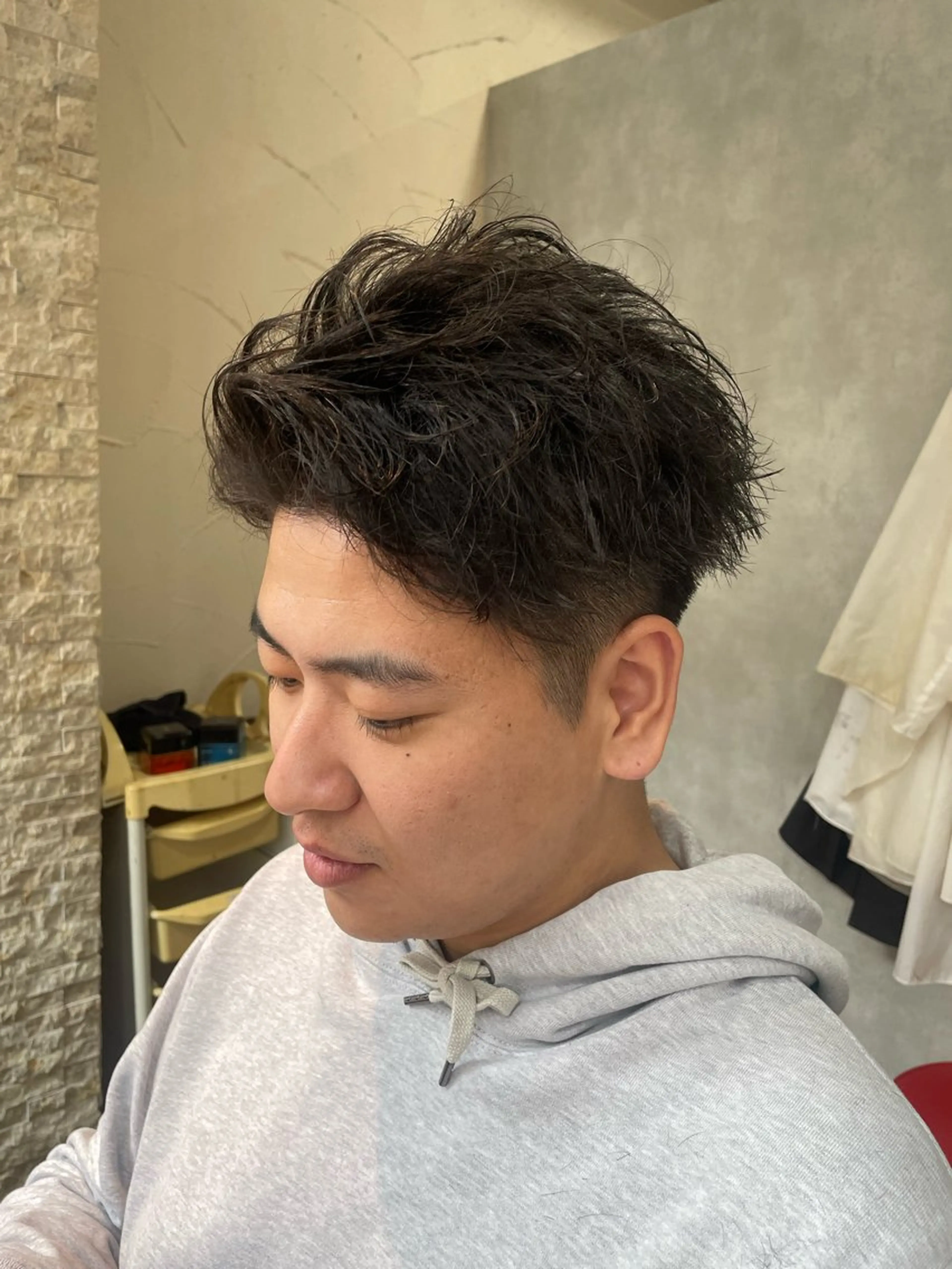 メンズ カット ヘアセット フリーランスシェアサロンルレイル所属・心斎橋/メンズ /ルレイル/地形真希のヘアスタイル