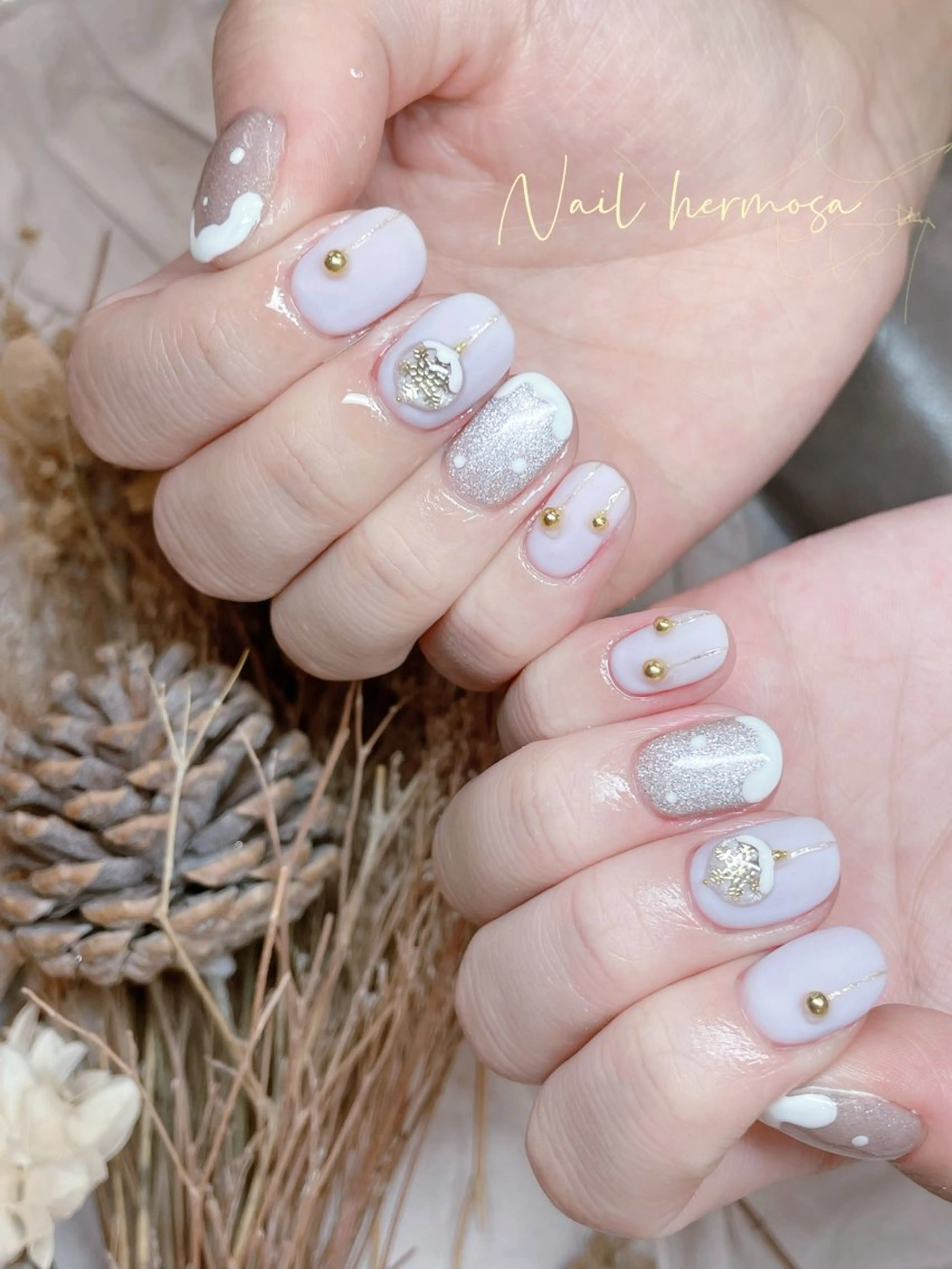 ネイル アートネイル グラデーション マグネットネイル 持ち込み オフィスネイル ハンドネイル ネイル エルモサのネイルデザイン