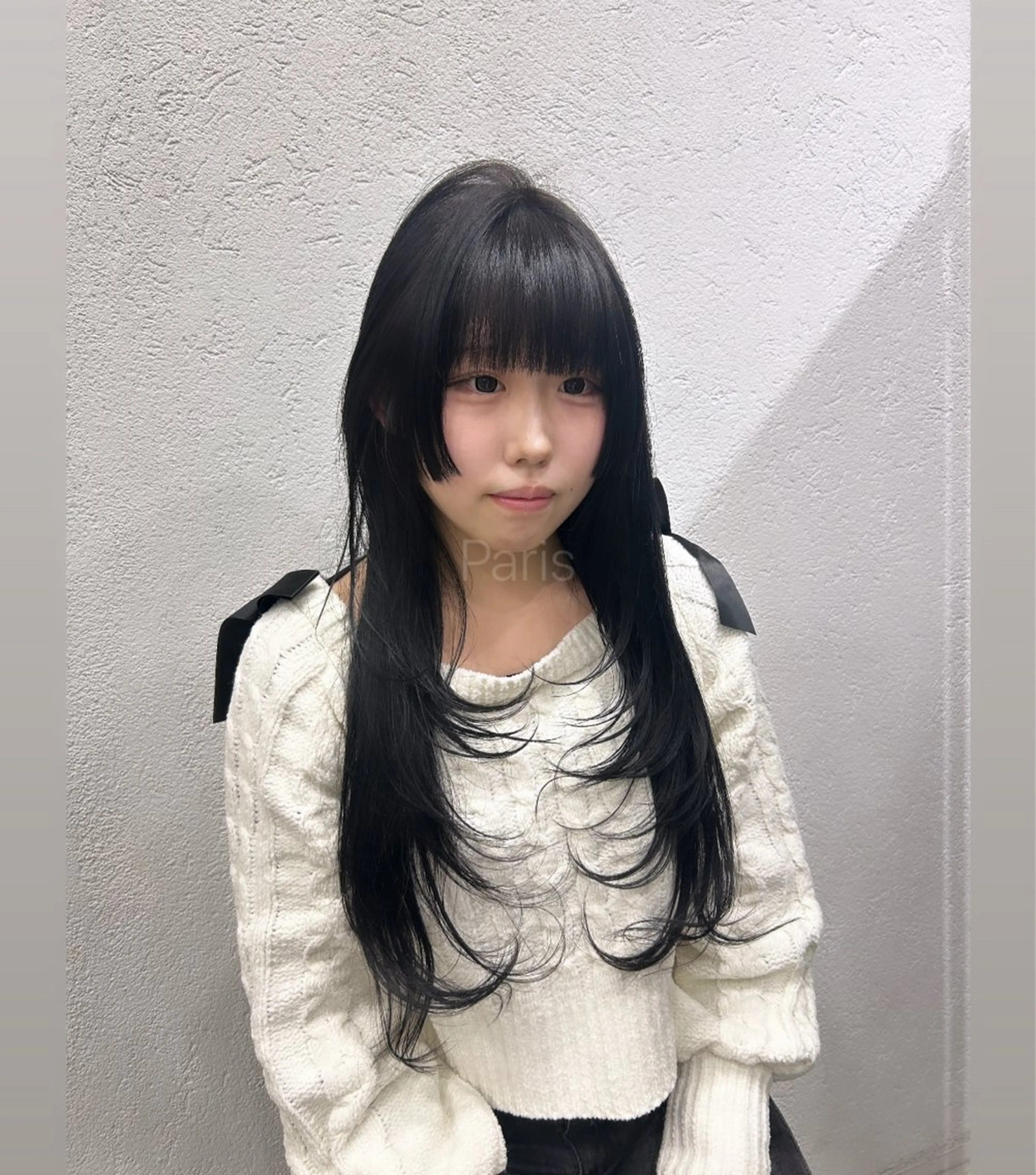 ロング カット ヘアカラー トリートメント CIEL 難波店所属・🎀透明感/レイヤ ー/Kotona🎀のヘアスタイル