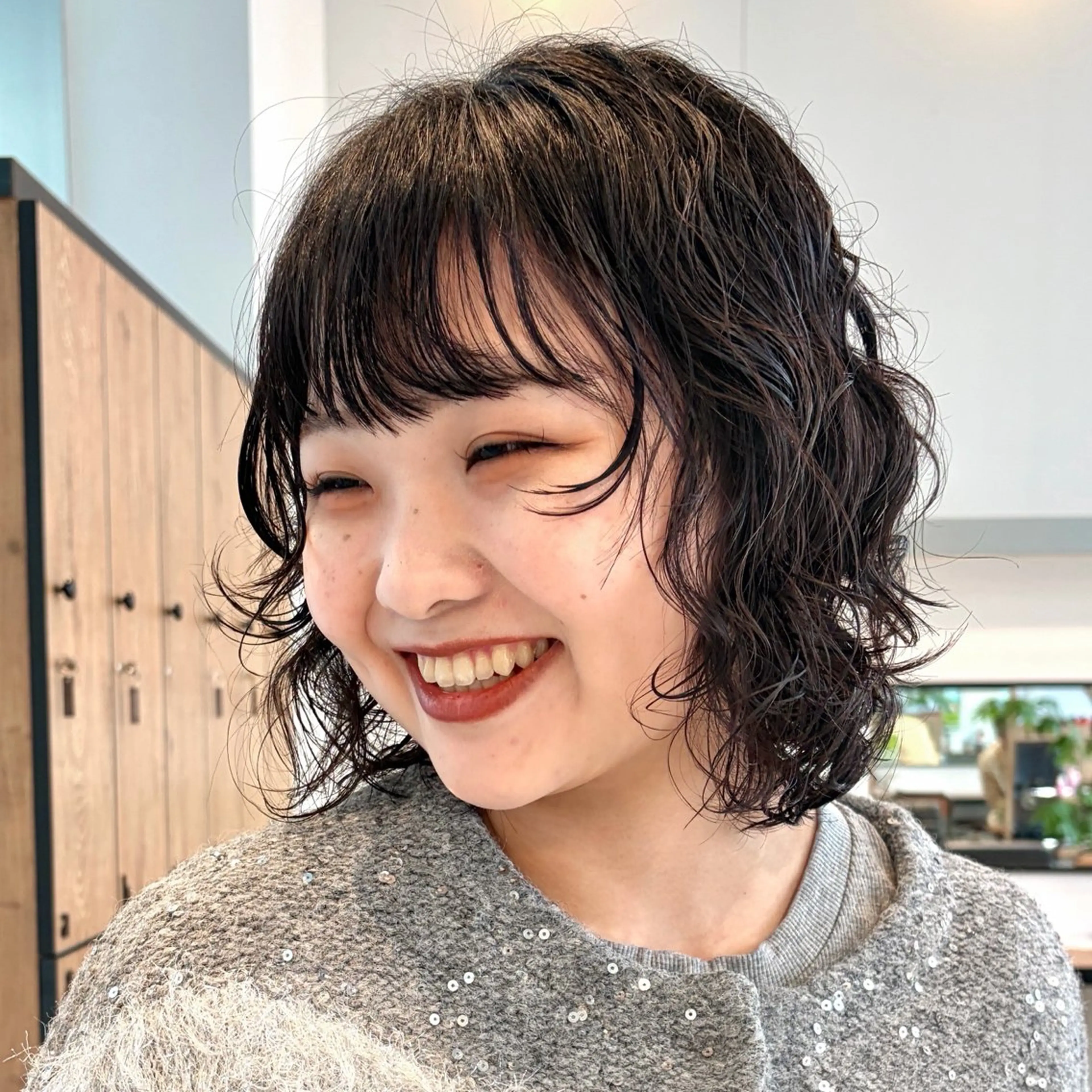 ショート 顔周りカット Ayaka ／ショート／パーマのヘアスタイル