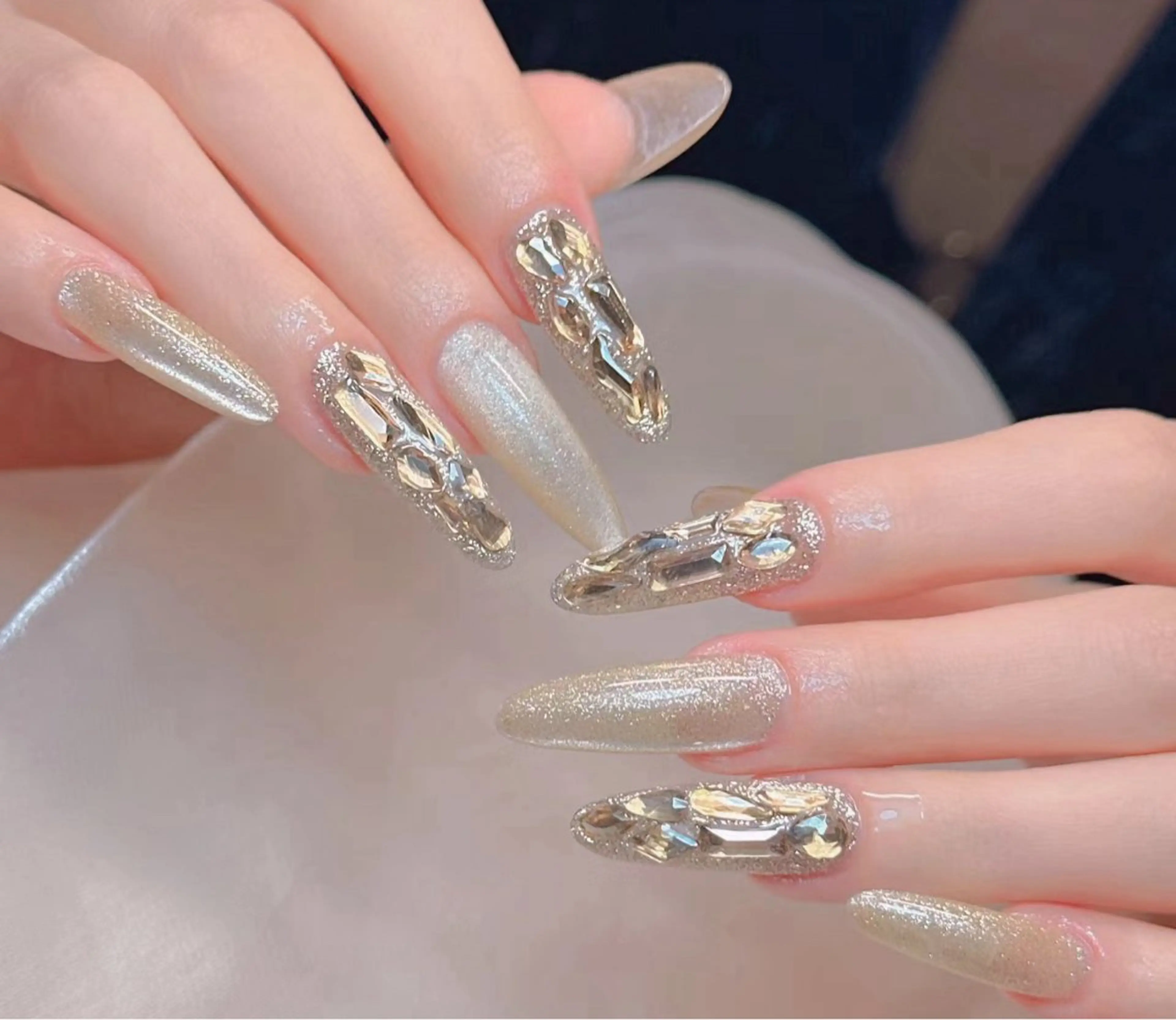 ネイル ETERNA Nail 銀座店【パラジェル/フィルイン/チップ長さだし/マグネット/ニュアンス】所属・ア カリのネイルデザイン