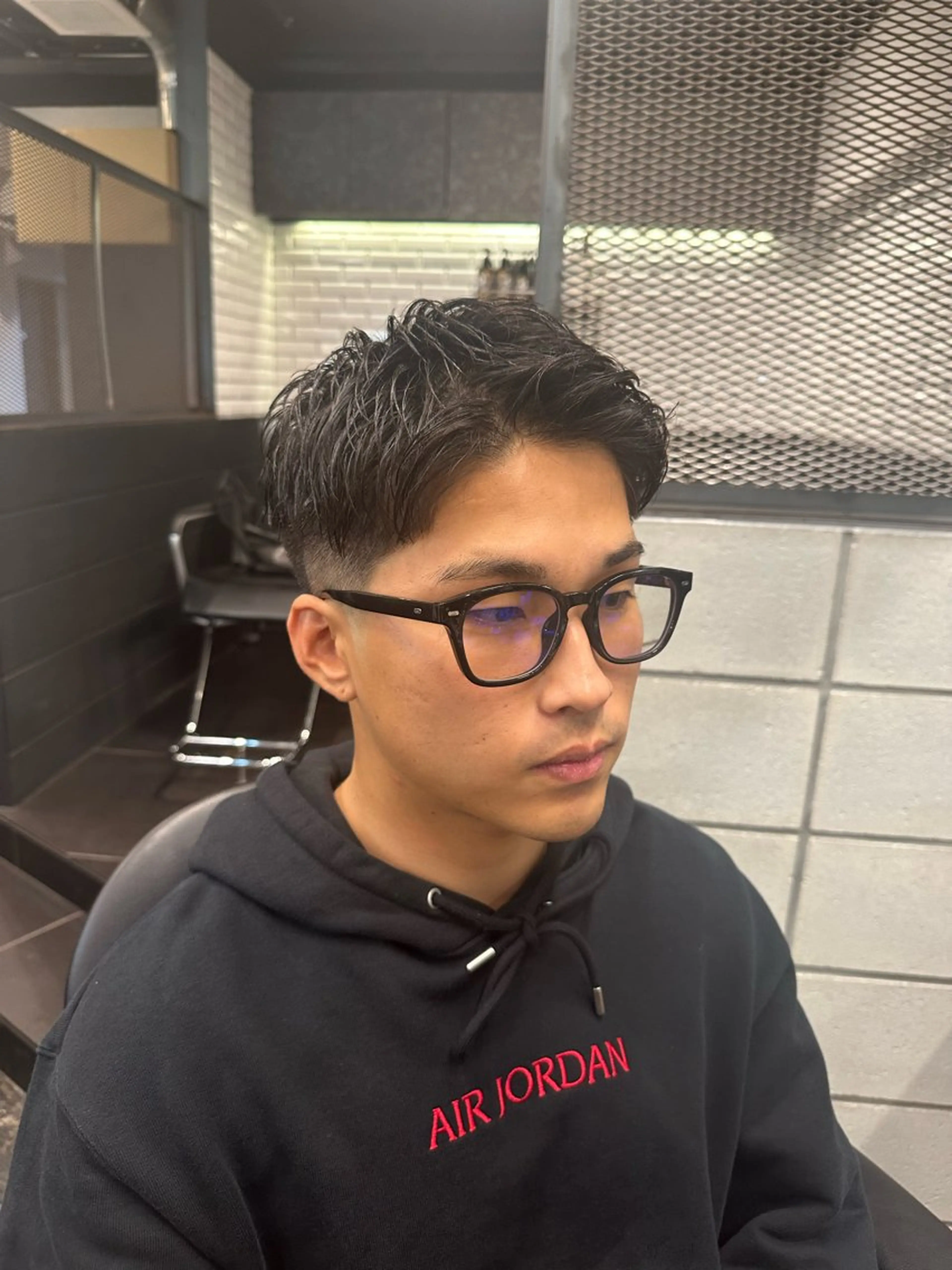 ショート メンズ ツイスパ/メンズ パーマ/歩夢のヘアスタイル