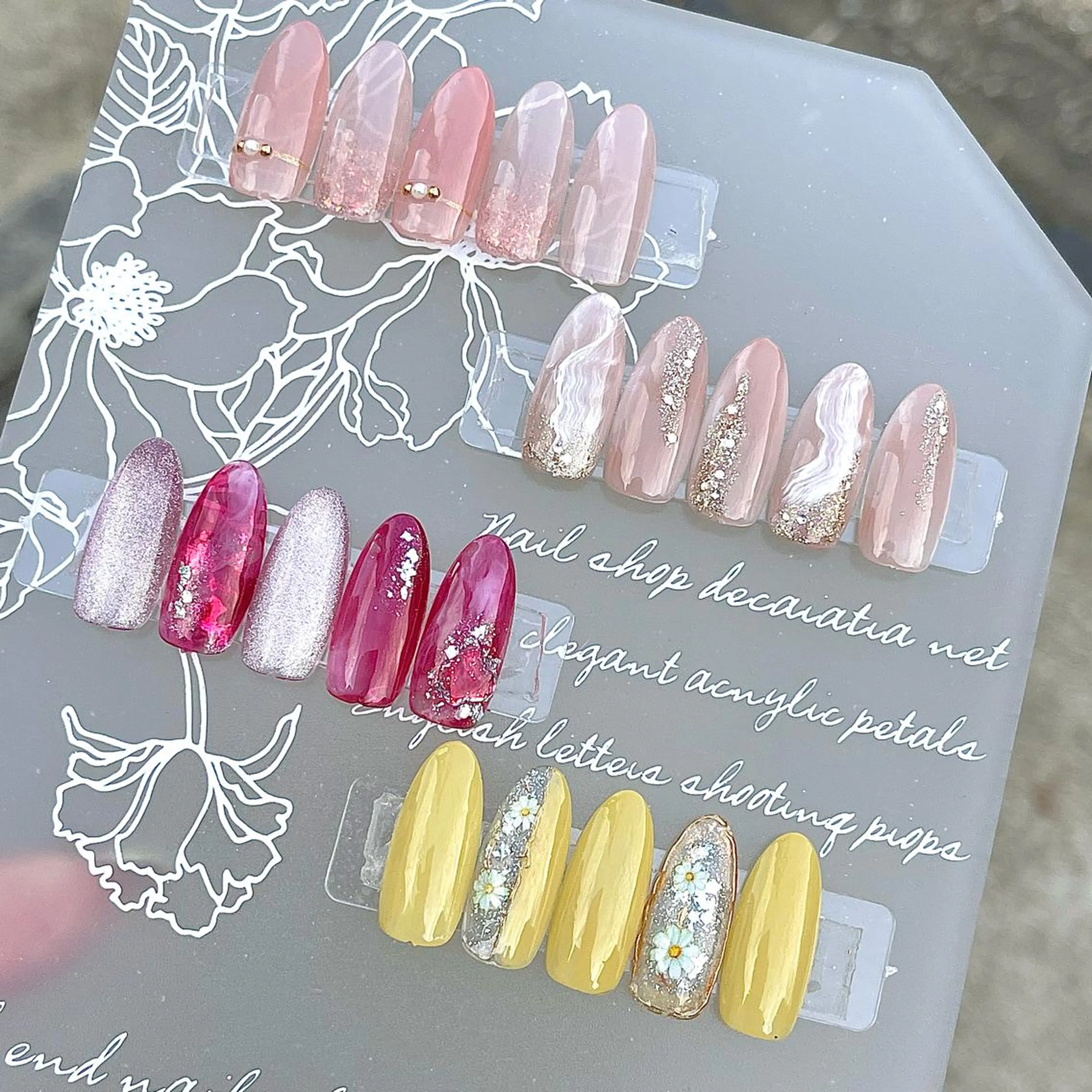 ミディアム 韓国風ヘア めぐみのネイルサロン 惠のネイルデザイン