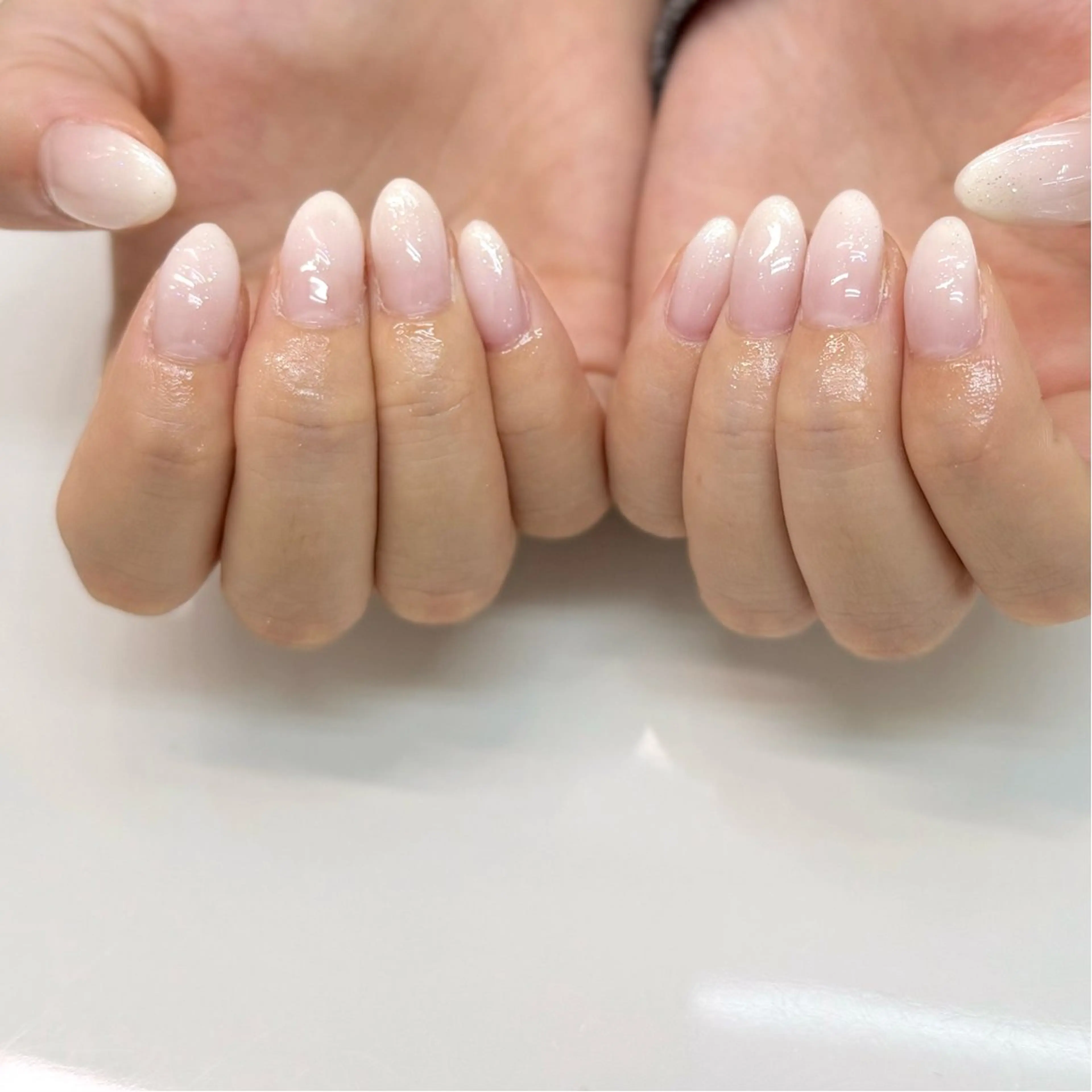 ネイル ラメ(グリッター) ハンドネイル Bianca所沢店 Kawachiのネイルデザイン