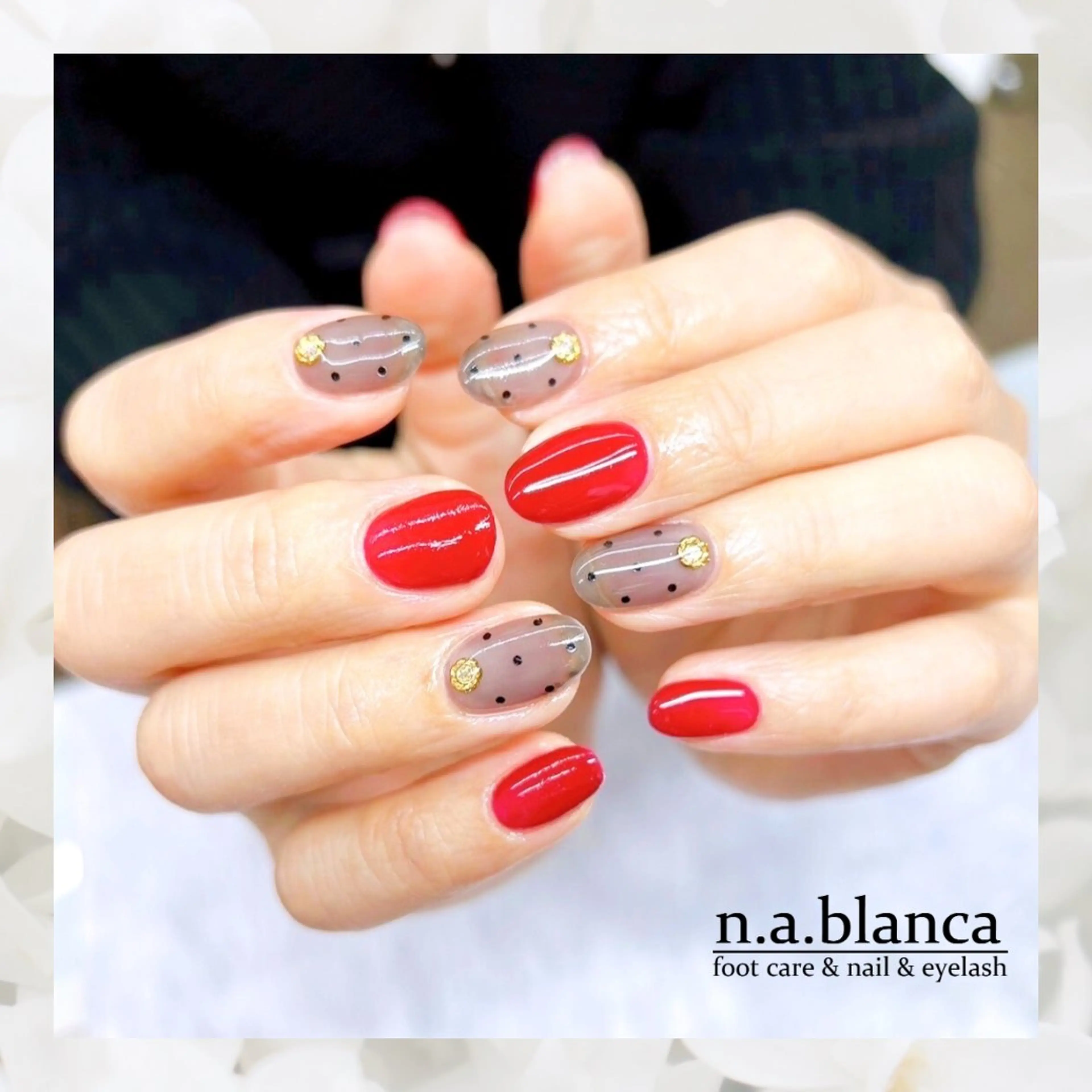 ネイル アートネイル ジェルネイル 持ち込み blanca🌺 mayu(東白楽)のマツエク・マツパデザイン