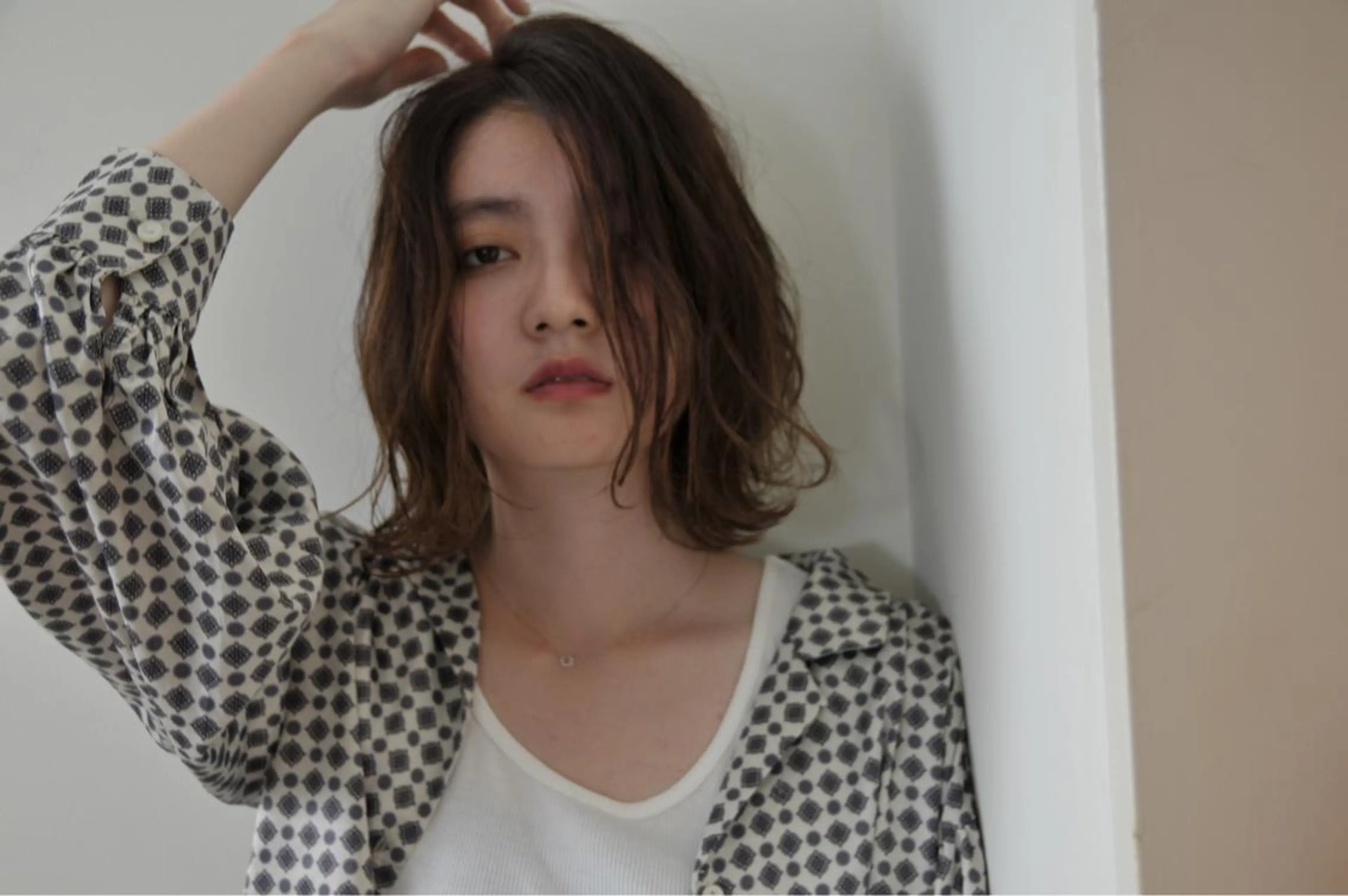 ショート カラー パーマ 似合わせカット カット ヘアカラー トリートメント Neolive caffのヘアスタイル