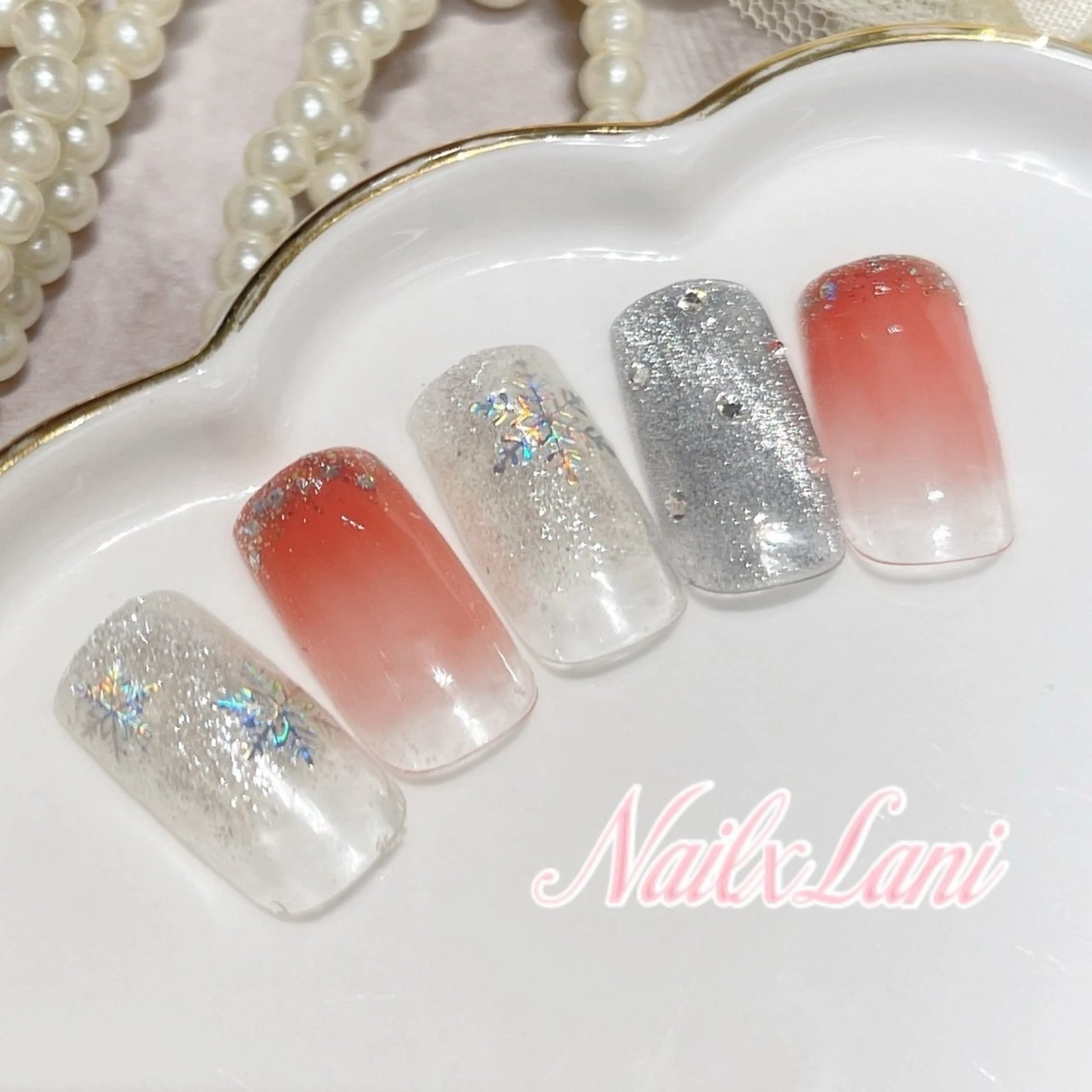 ネイル フットネイル ジェルネイル マグネットネイル パラジェル 練馬駅近ネイルラニ 不細工爪90分で美爪のネイルデザイン