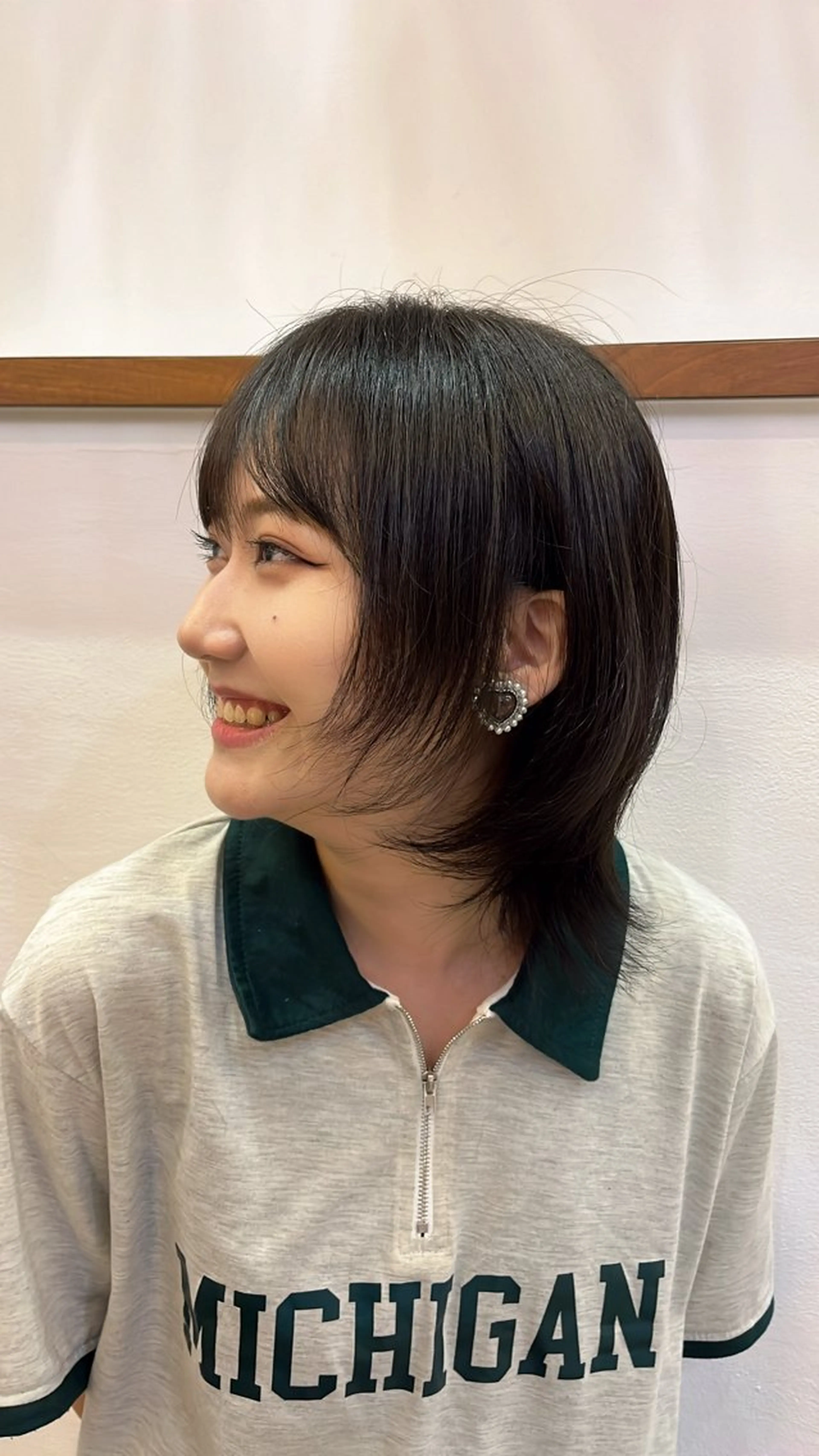 ミディアム カラー 透明感カラー すばる/縮毛矯正 /似合わせカラーのヘアスタイル