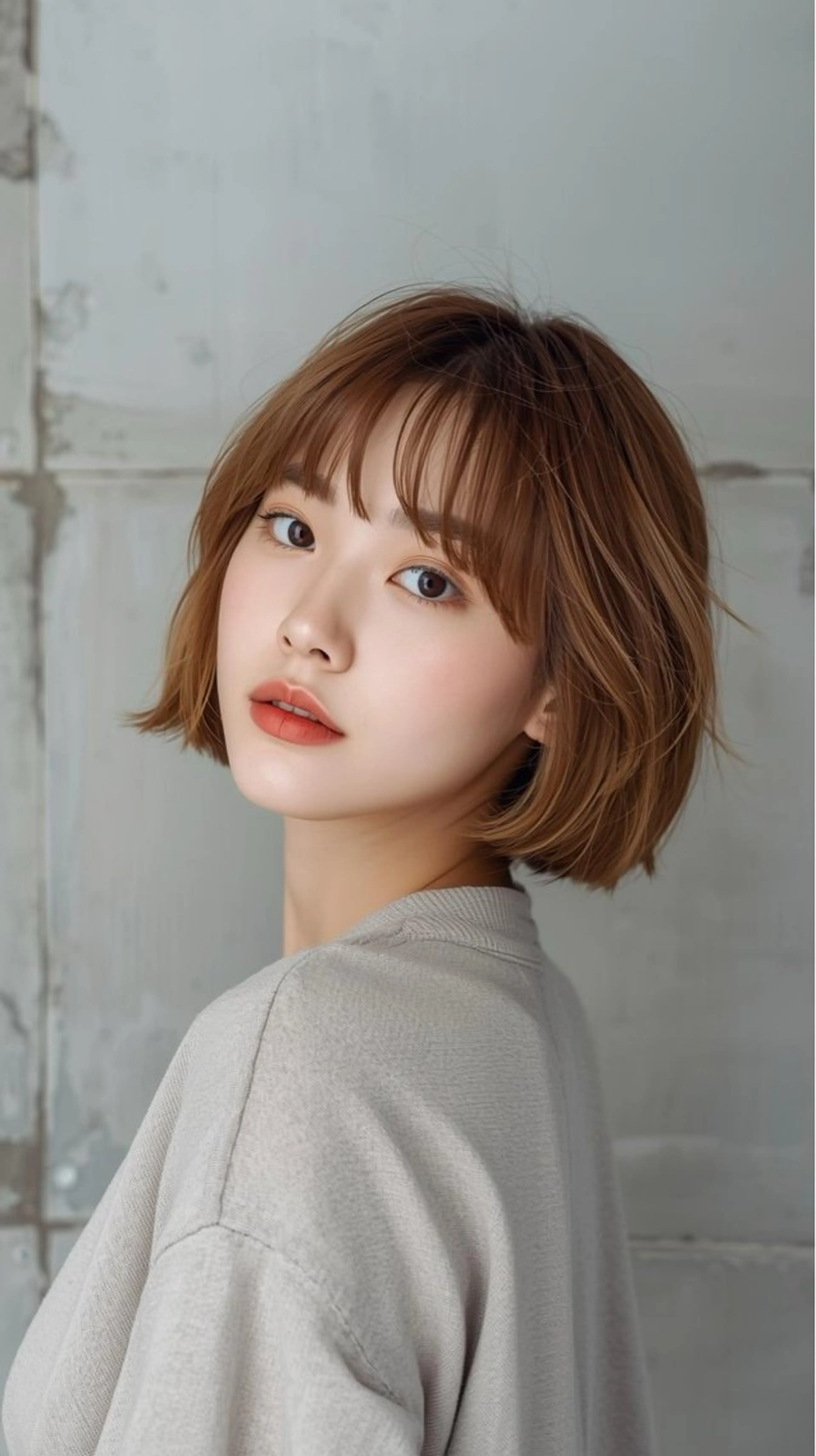 ショート ボブ 韓国風ヘア カット TMJ所属・拓麿✂︎/ショート 専門×透明感カラーのヘアスタイル