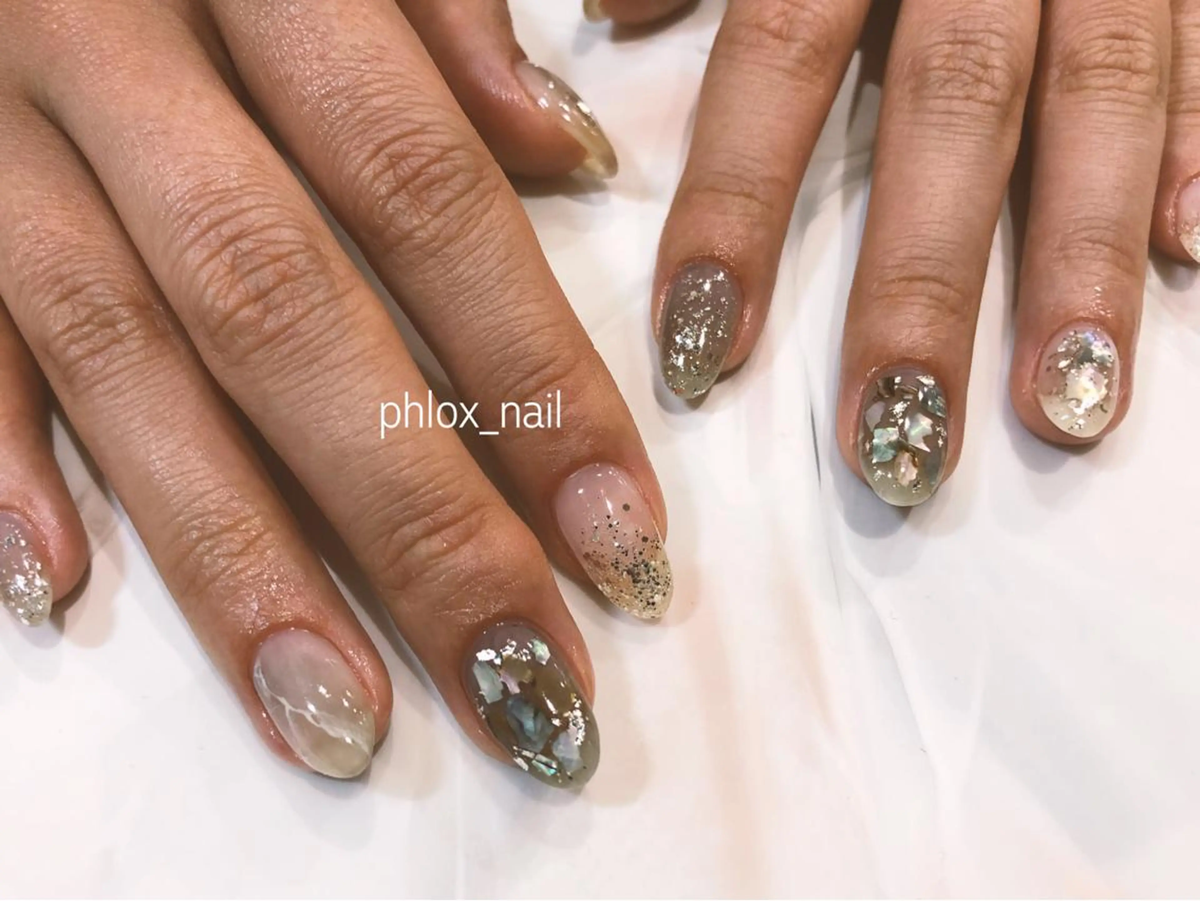 ネイル s/w ＿shokoのネイルデザイン