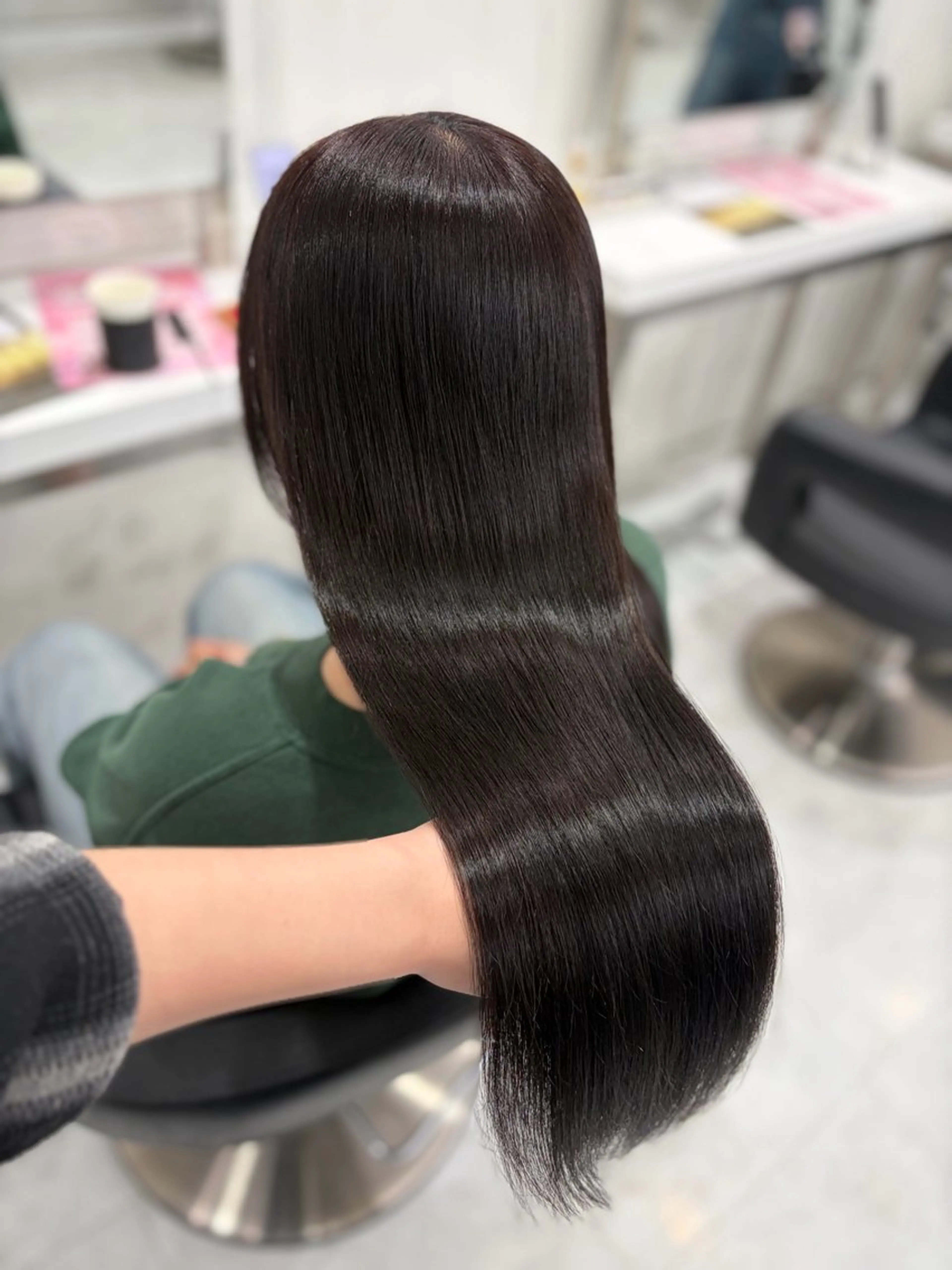 ロング カラー カット ヘアカラー 韓国トレンドヘア🤍 Chima🤍のヘアスタイル