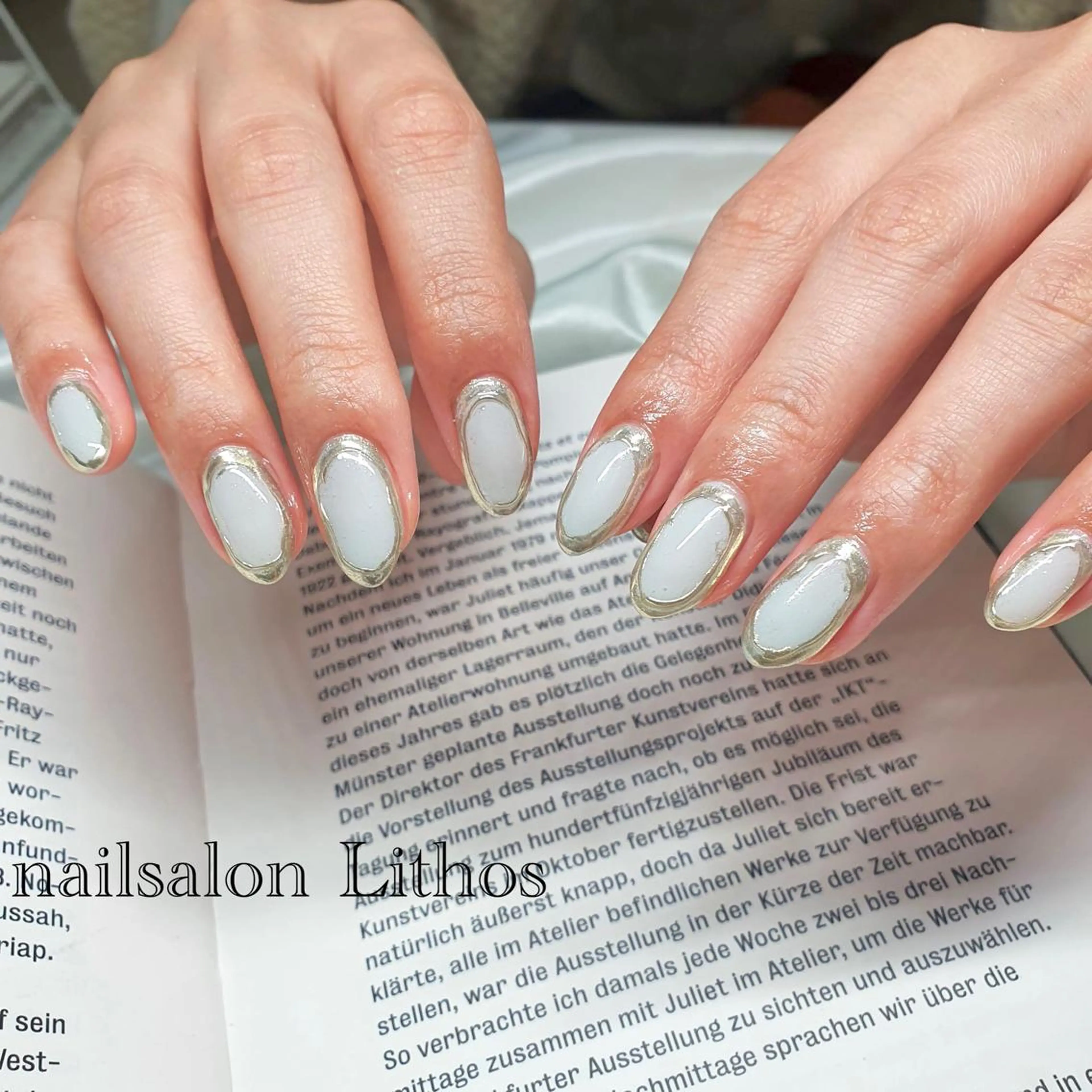 ネイル ニュアンスネイル ハンドネイル nailsalon Lithos所属・nailsalon Recontreのネイルデザイン