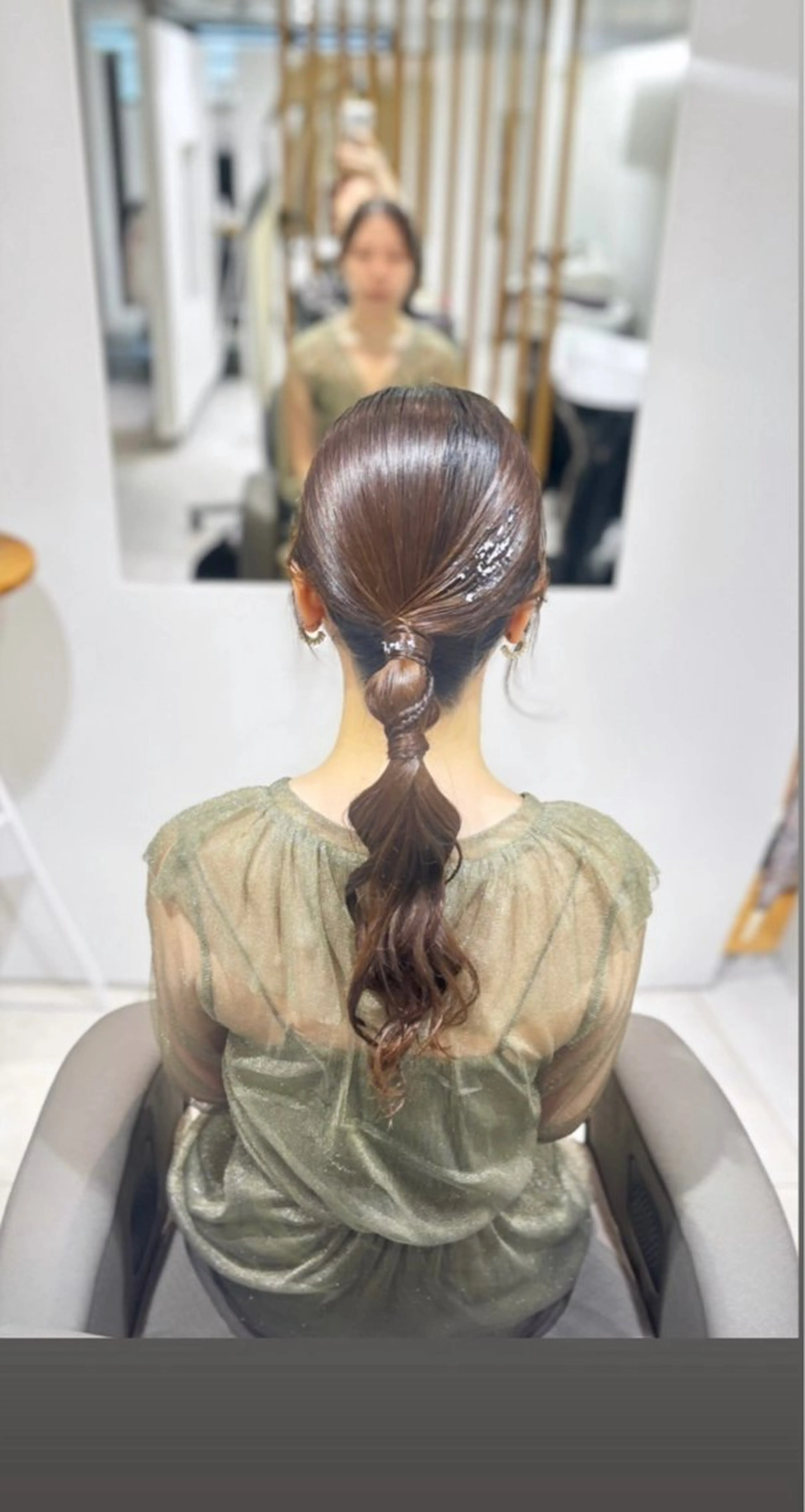 ロング ヘアセット 白土 さくらのヘアスタイル