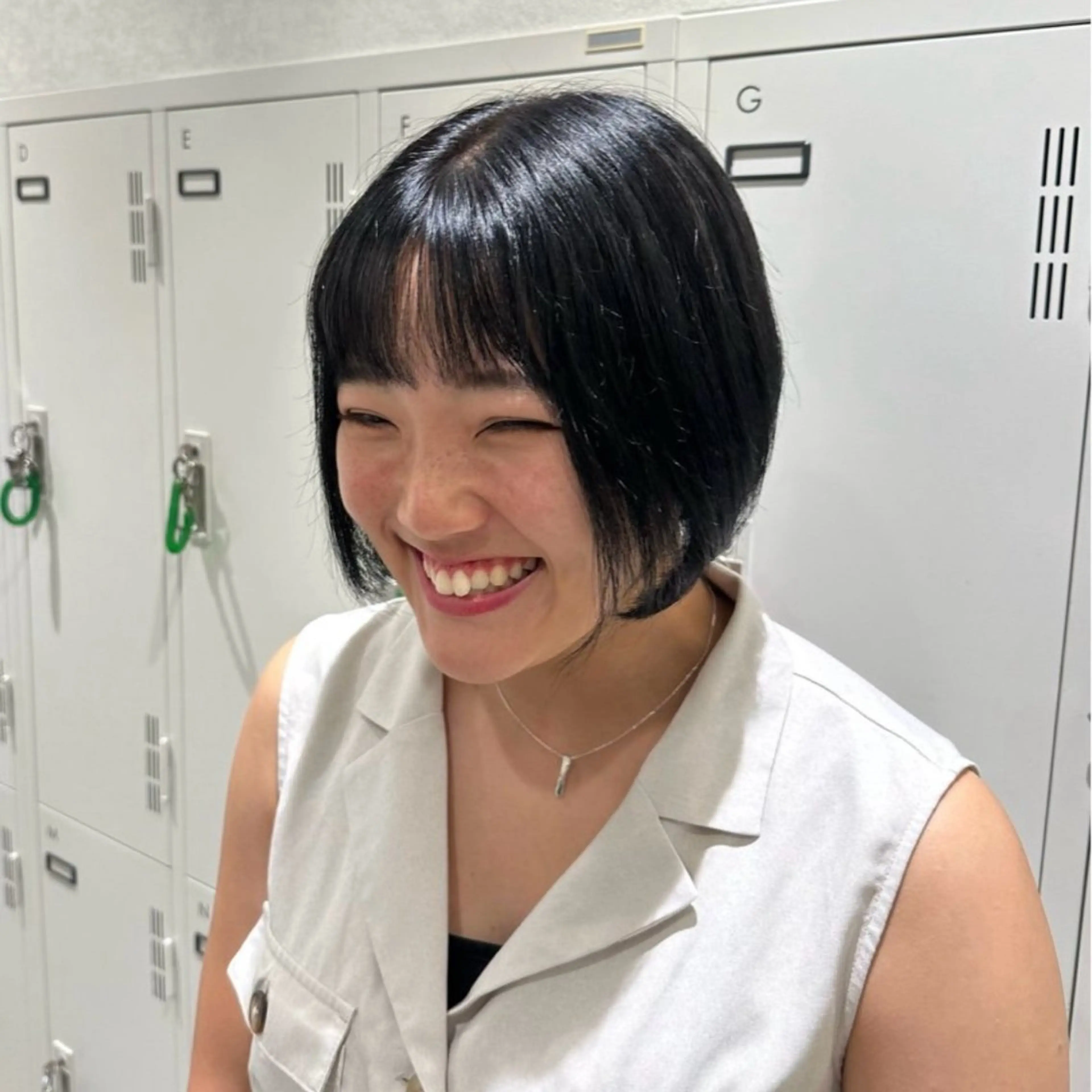 ショート カラー ヘアカラー ハイトーン/ダブル カラー/あやかのヘアスタイル