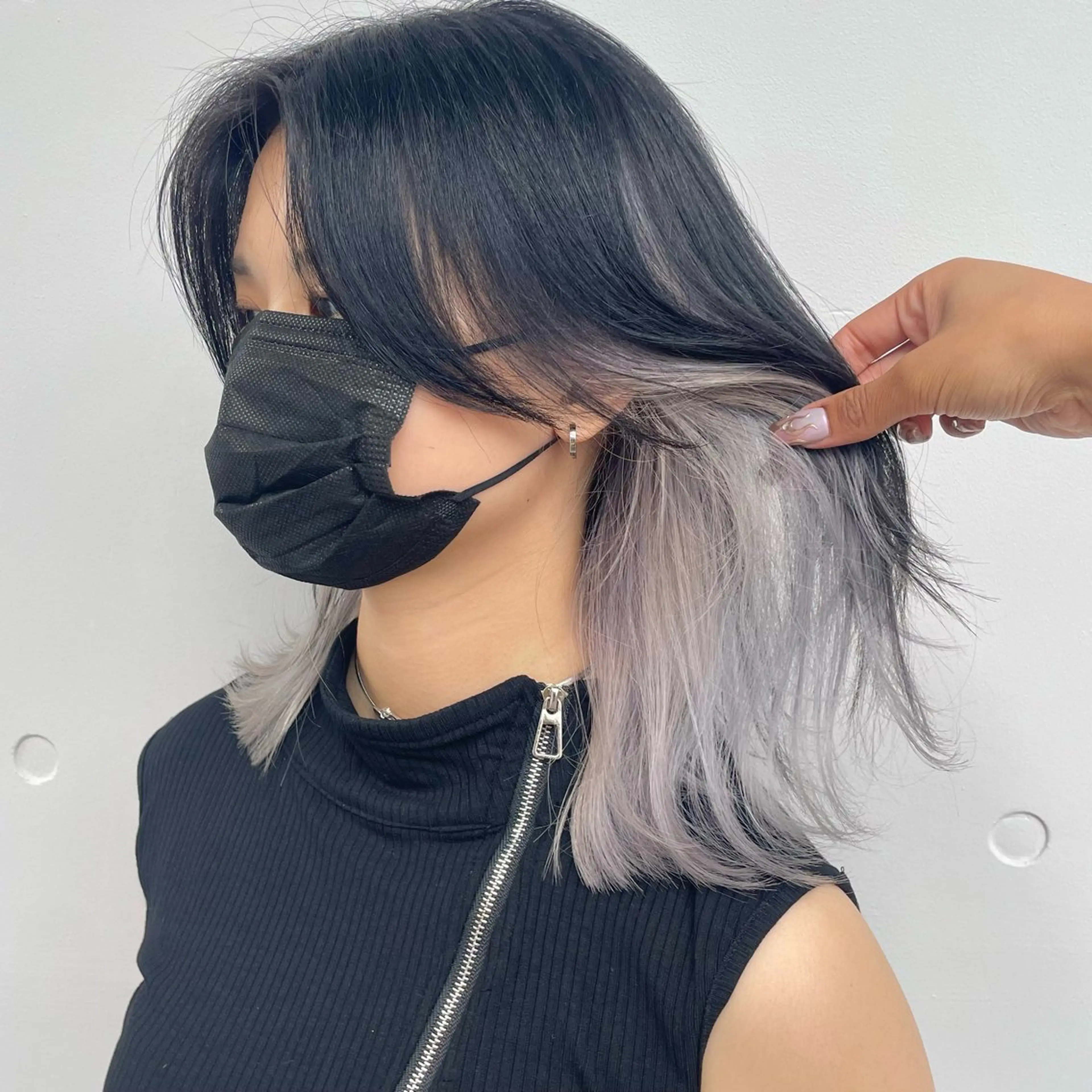 インナーカラー+カット(ブリーチ/全頭カラー込み)トリートメント付き🌿の写真