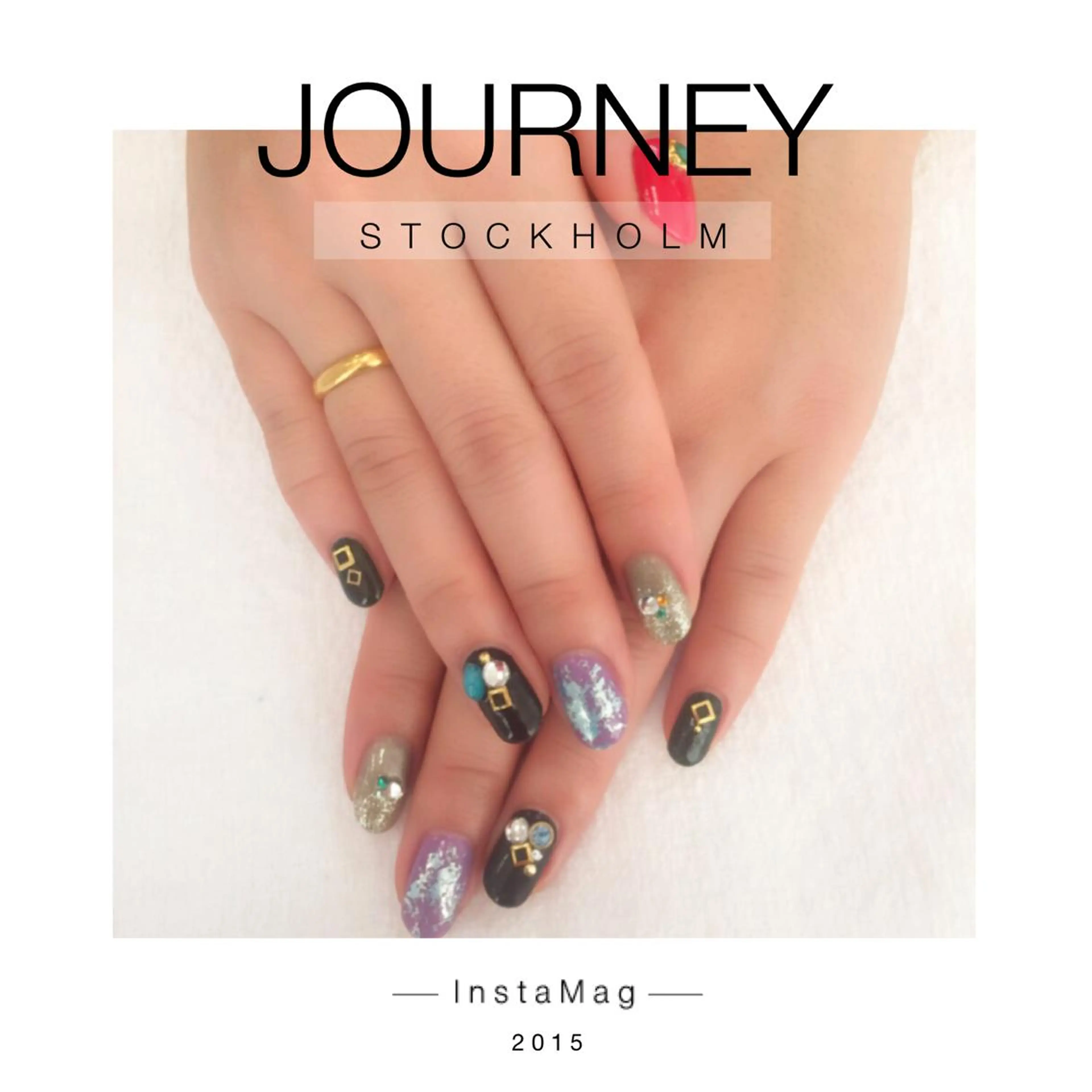 ネイル 成人式 ストーンネイル Ly   hair（リーヘア）所属・Lyhair🦊🎀 AKIのヘアスタイル