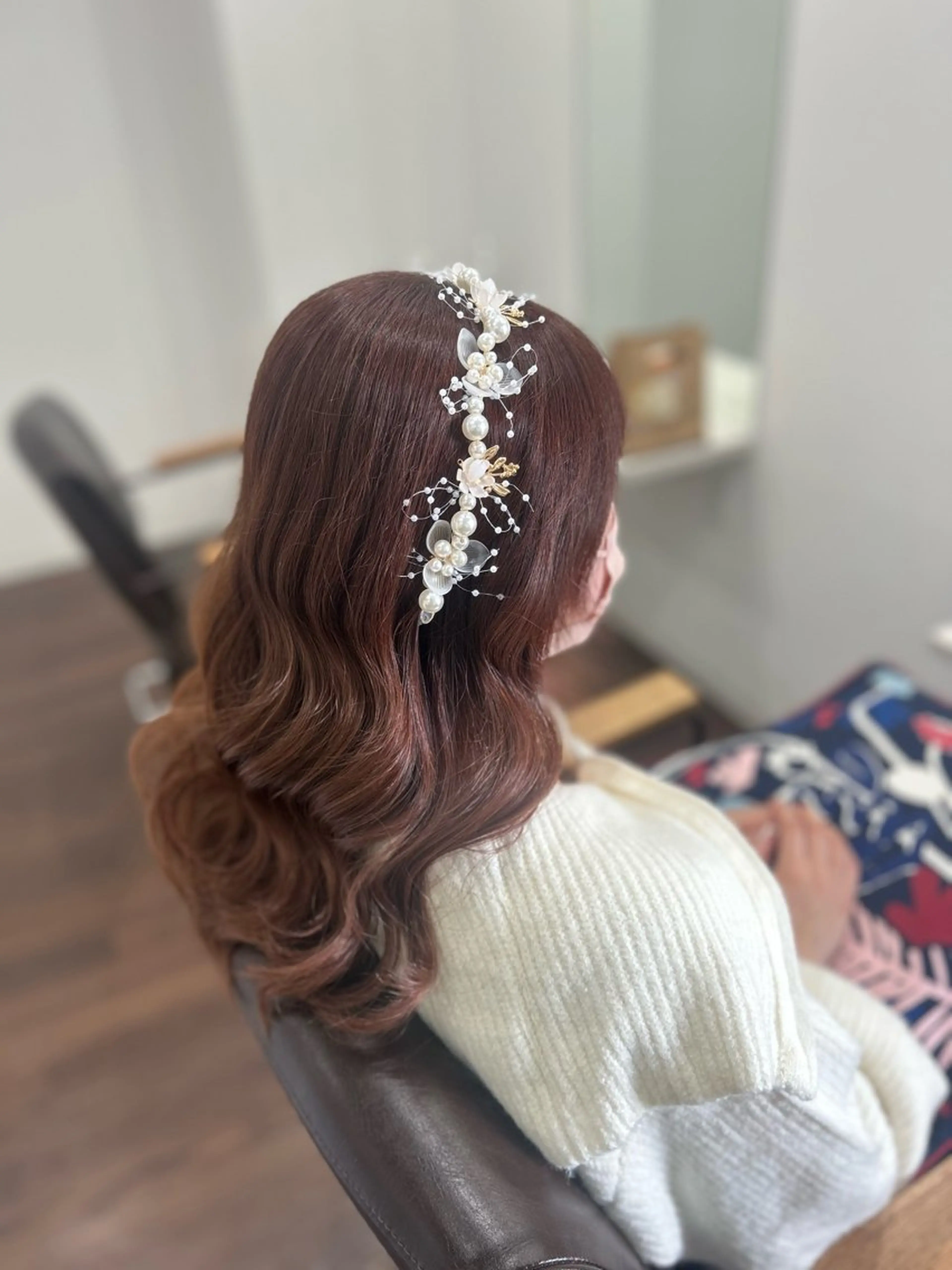 セミロング ヘアアレンジ hair&make Rivia所属・🤍 minaのヘアスタイル