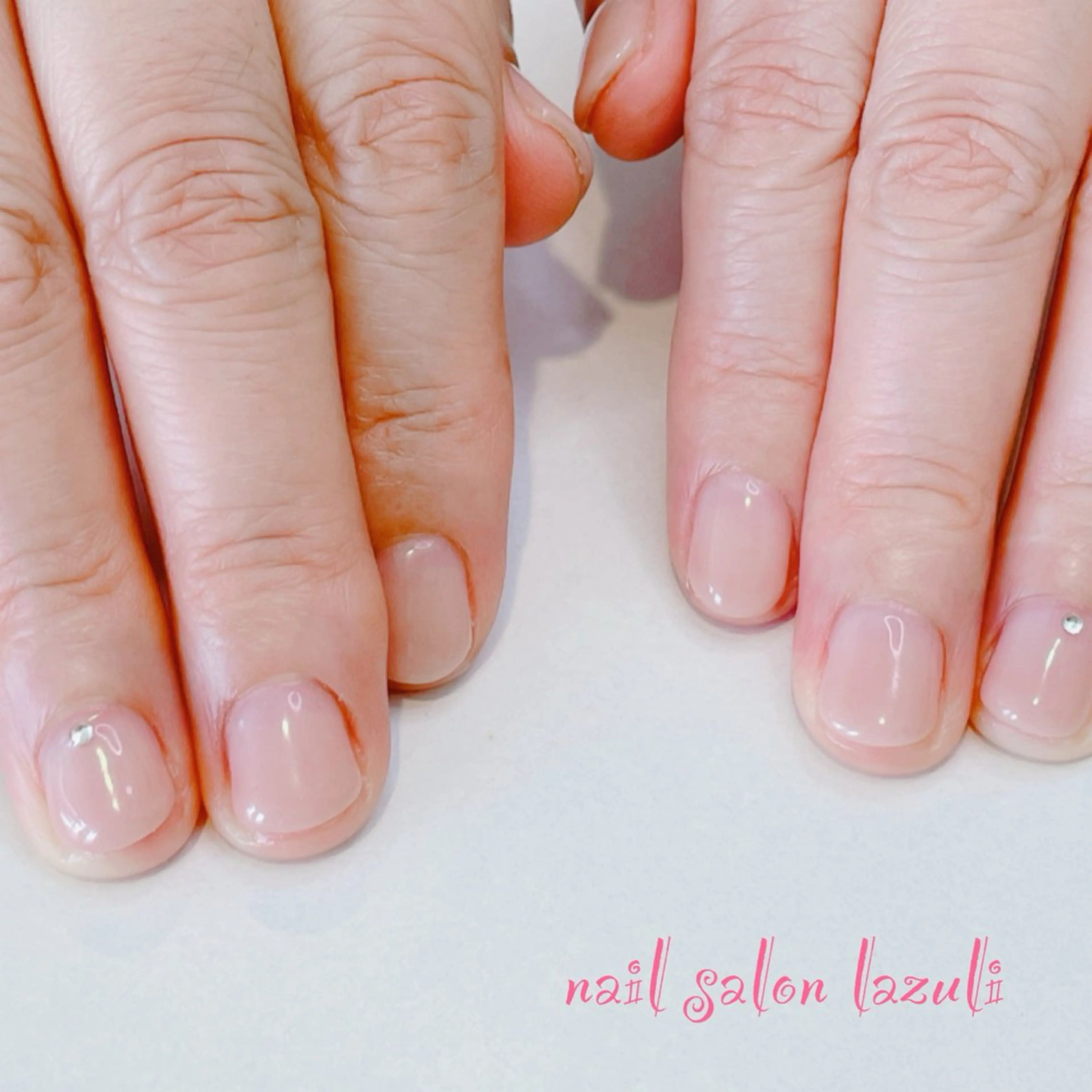 ネイル ストーンネイル ハンドネイル nail salon lazuliのネイルデザイン