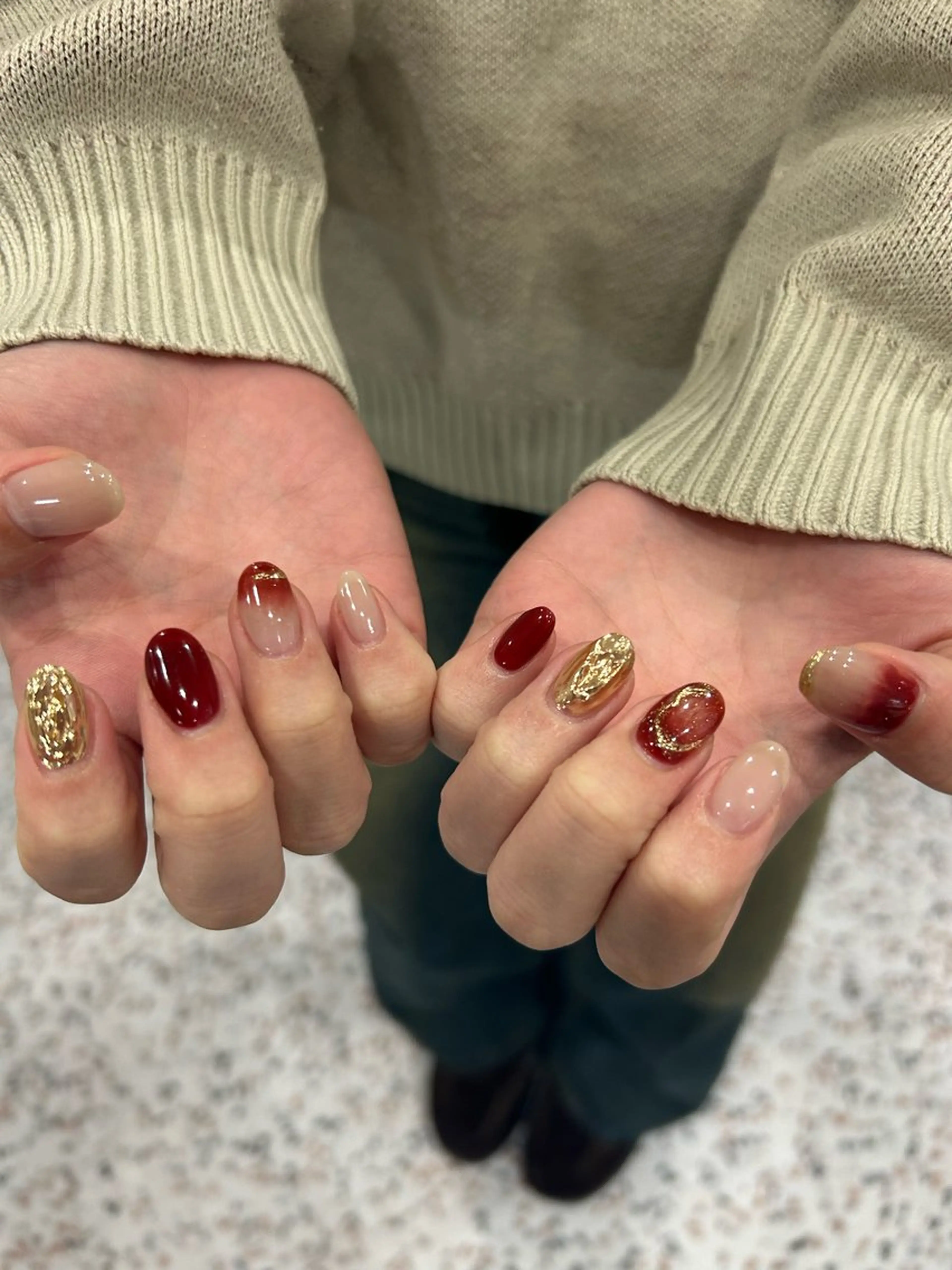 ネイル ハンドネイル 小松 千冬snazzyのネイルデザイン