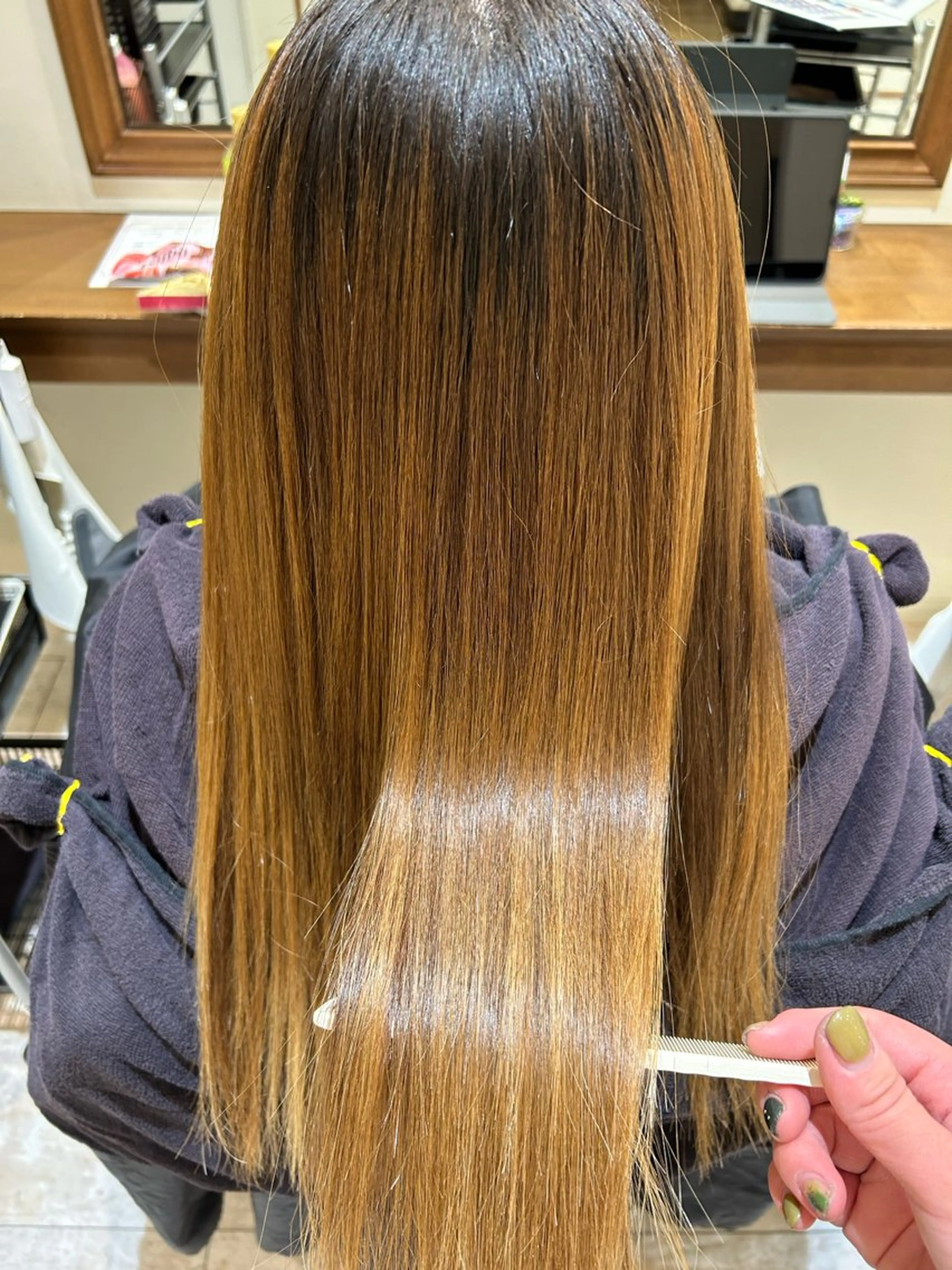 ミディアム Yamamoto 半個室美容室zinaのヘアスタイル