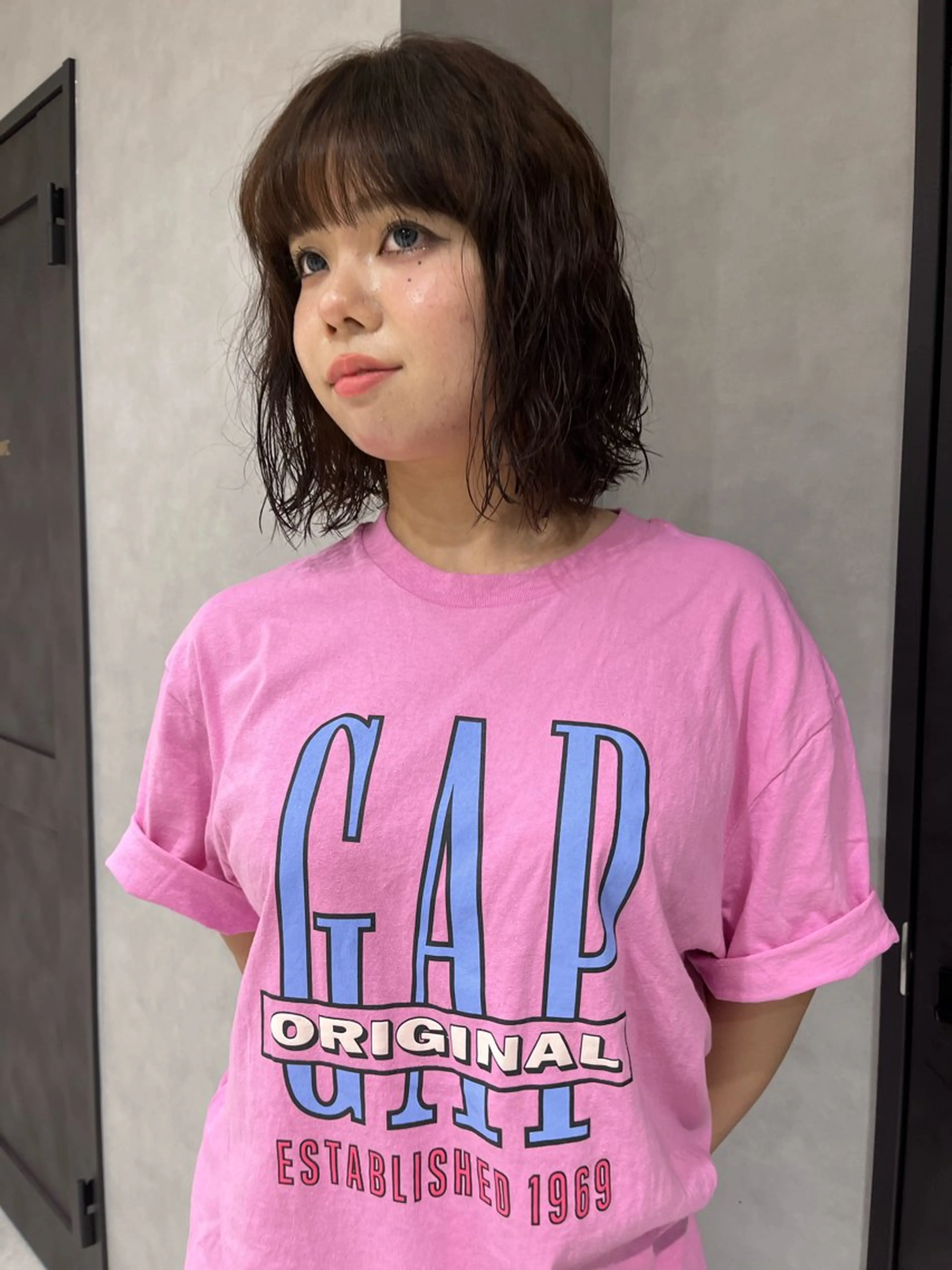 ミディアム パーマ ミディアムパーマ ボブ NYLON.所属・ブリーチ/縮毛矯正 ❤️‍🔥シンノスケのヘアスタイル