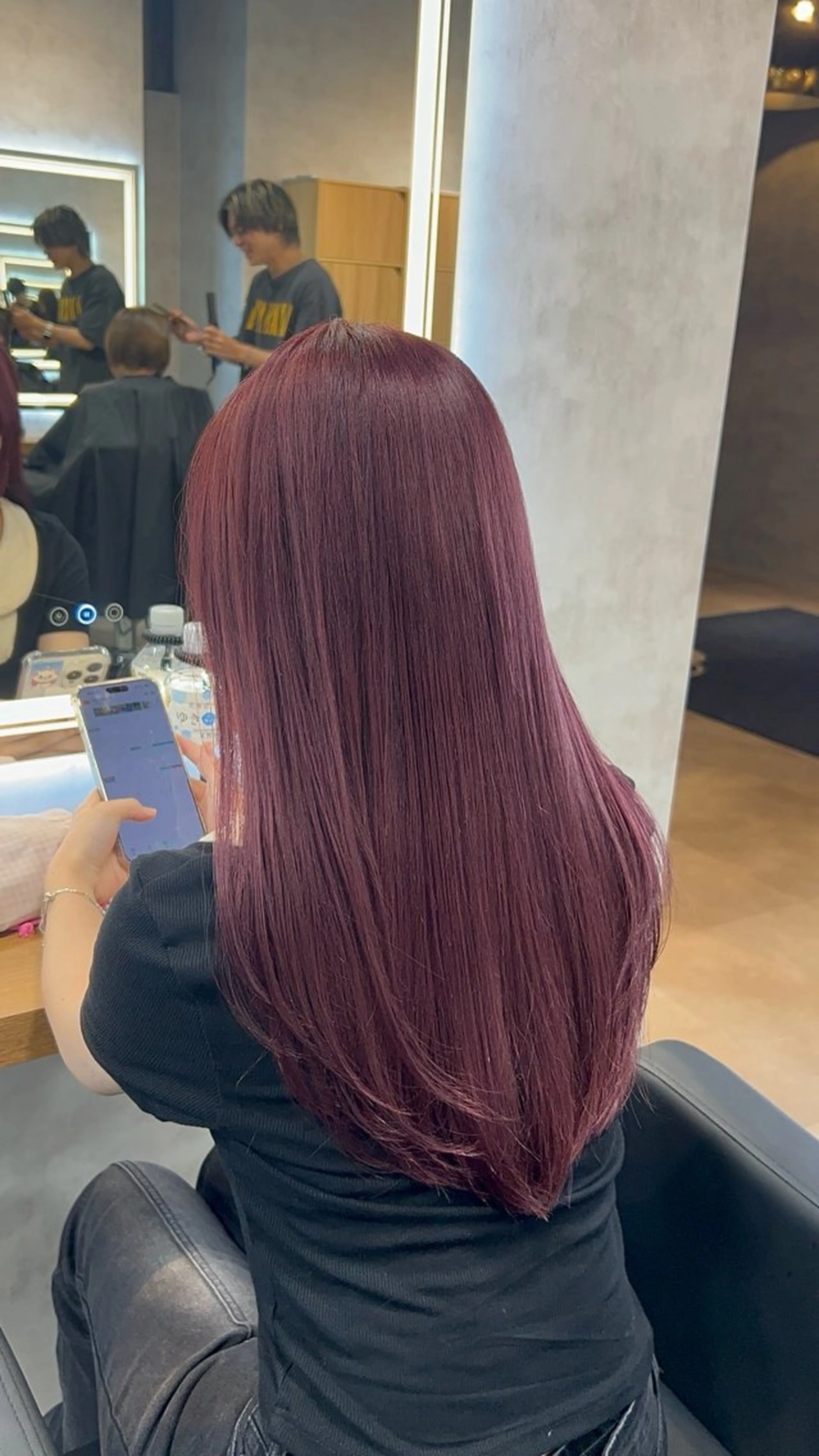 ブリーチなしピンクダブルカラー🎀縮毛矯正してる方やダメージ、ブリーチが怖い方におすすめ💪の写真