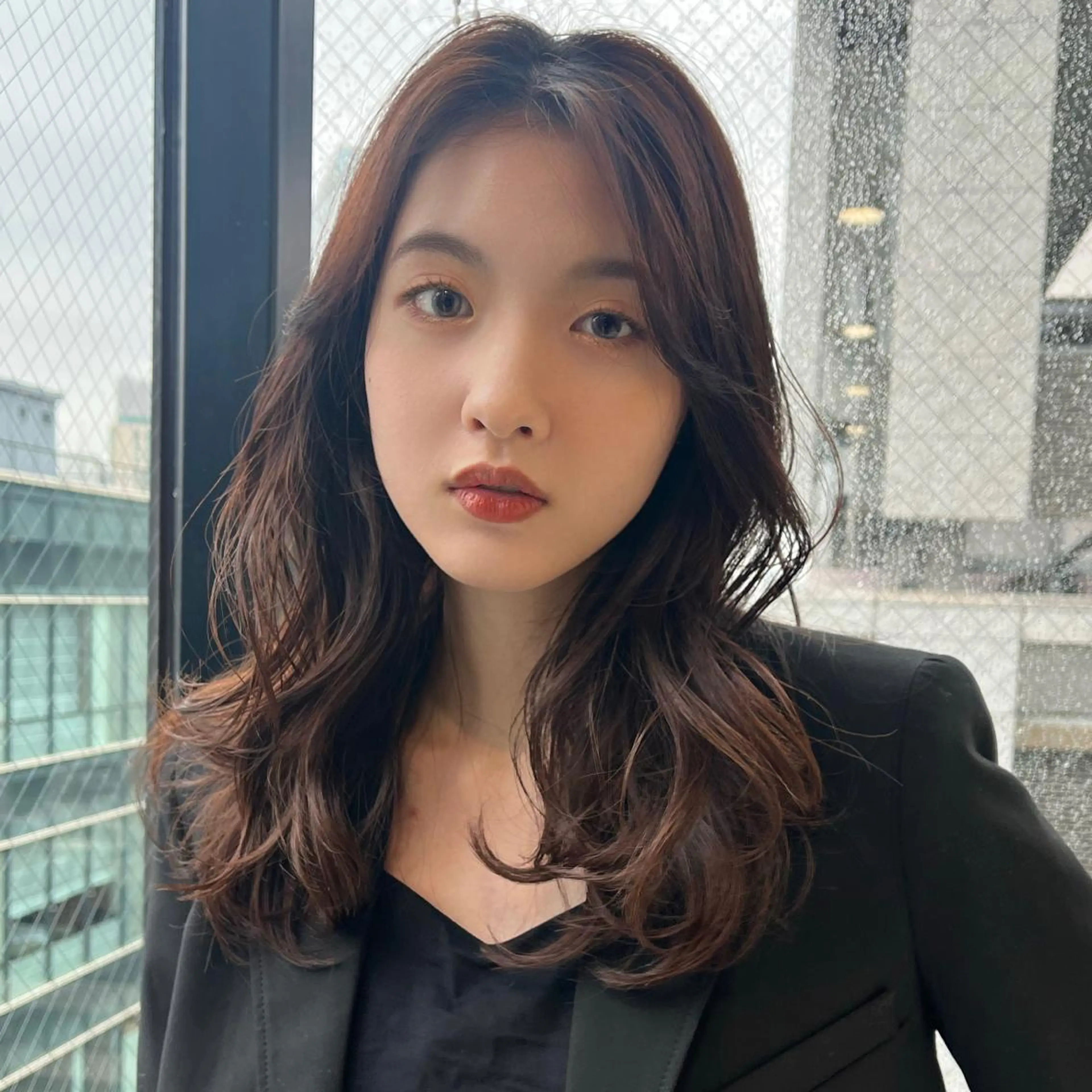 ロング カラー Je suis heureuse Tres所属・早朝セット☀️ レイヤー/Momoのヘアスタイル