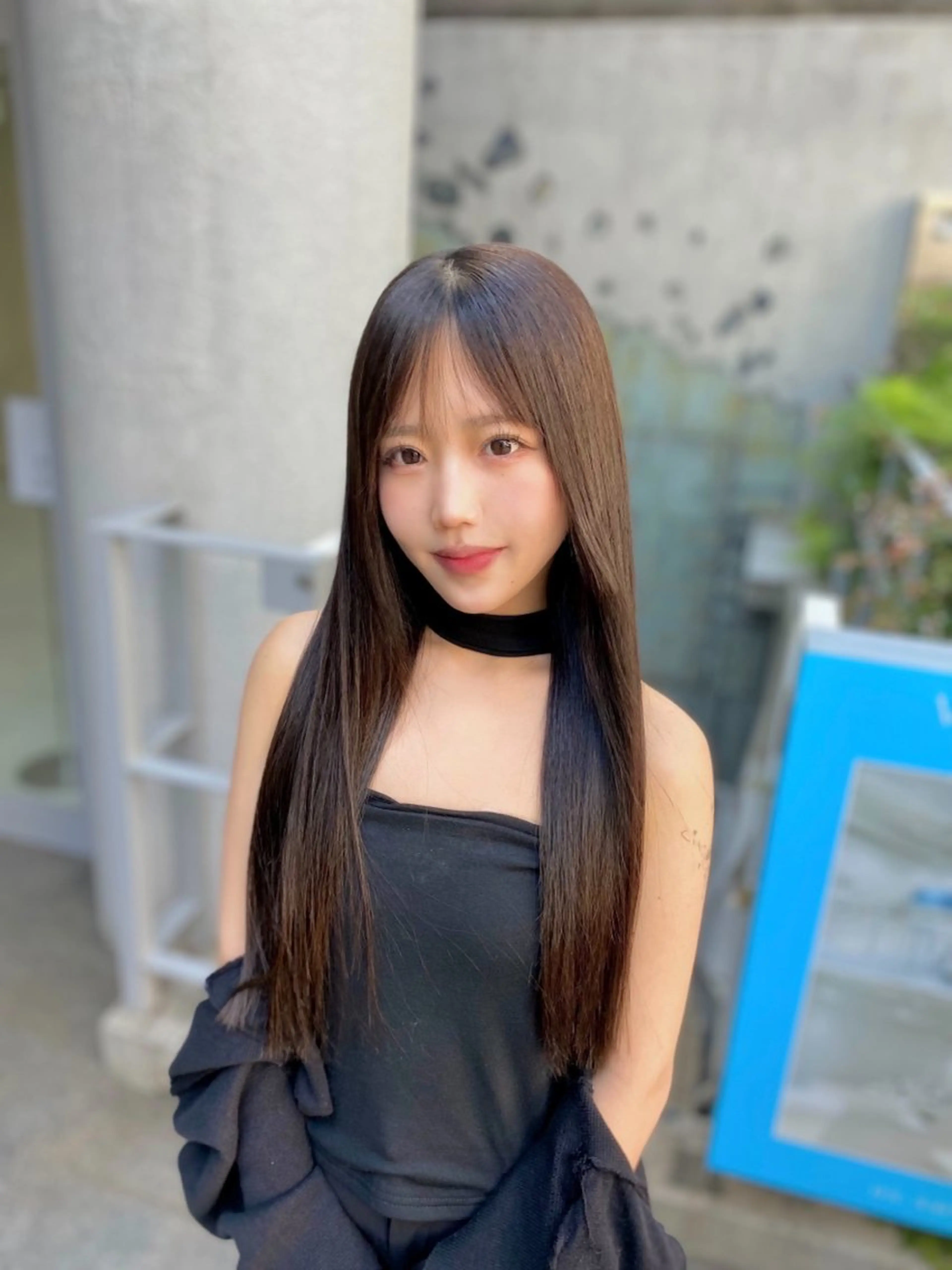 ロング 縮毛矯正 リベルテ新宿所属・艶髪/髪質改善 モデル様募集中🍀のヘアスタイル