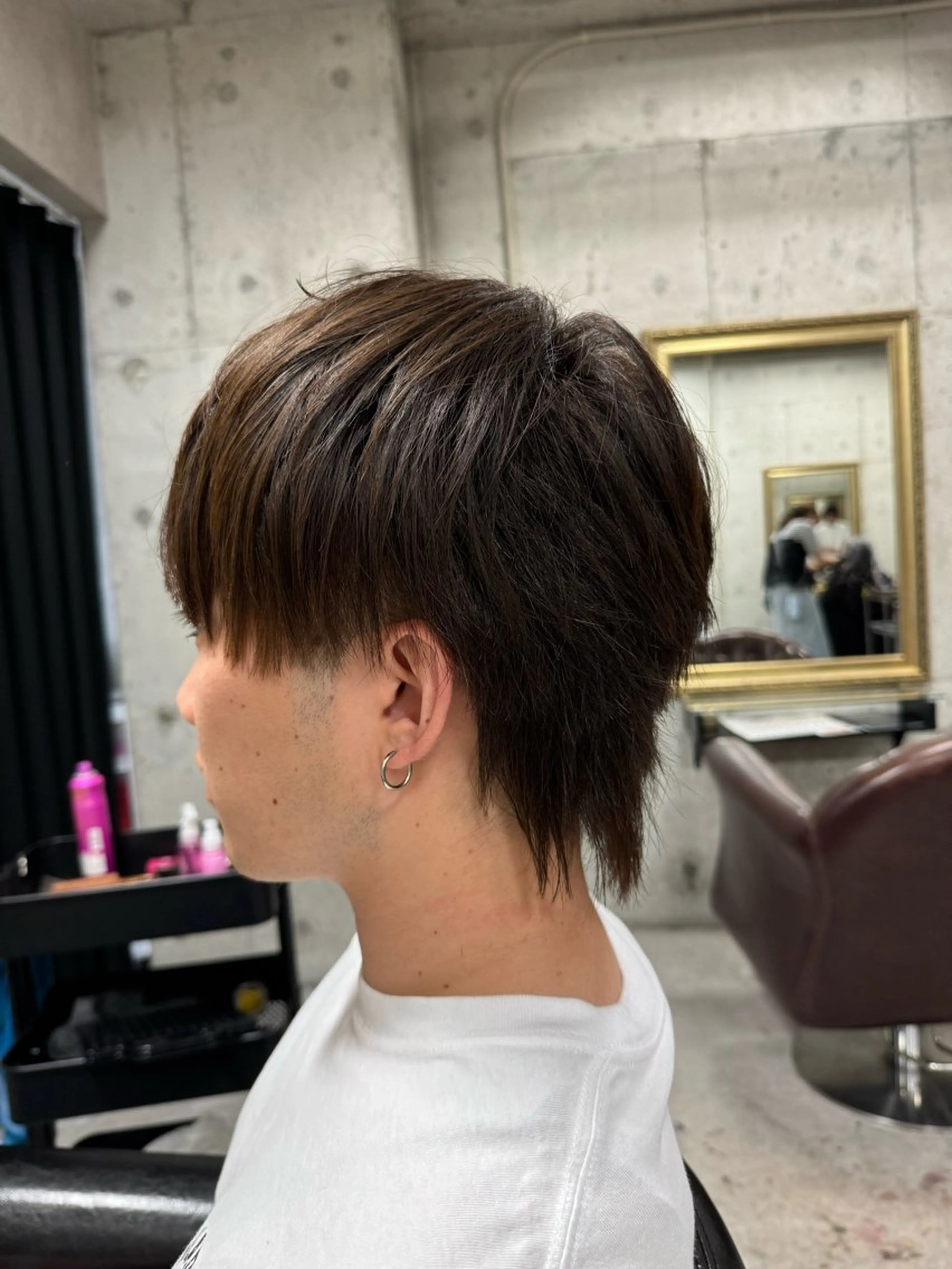 メンズ マッシュウルフ マッシュ メンズウルフカット ウルフカット 🫧大人艶髪🫧 タクミのヘアスタイル