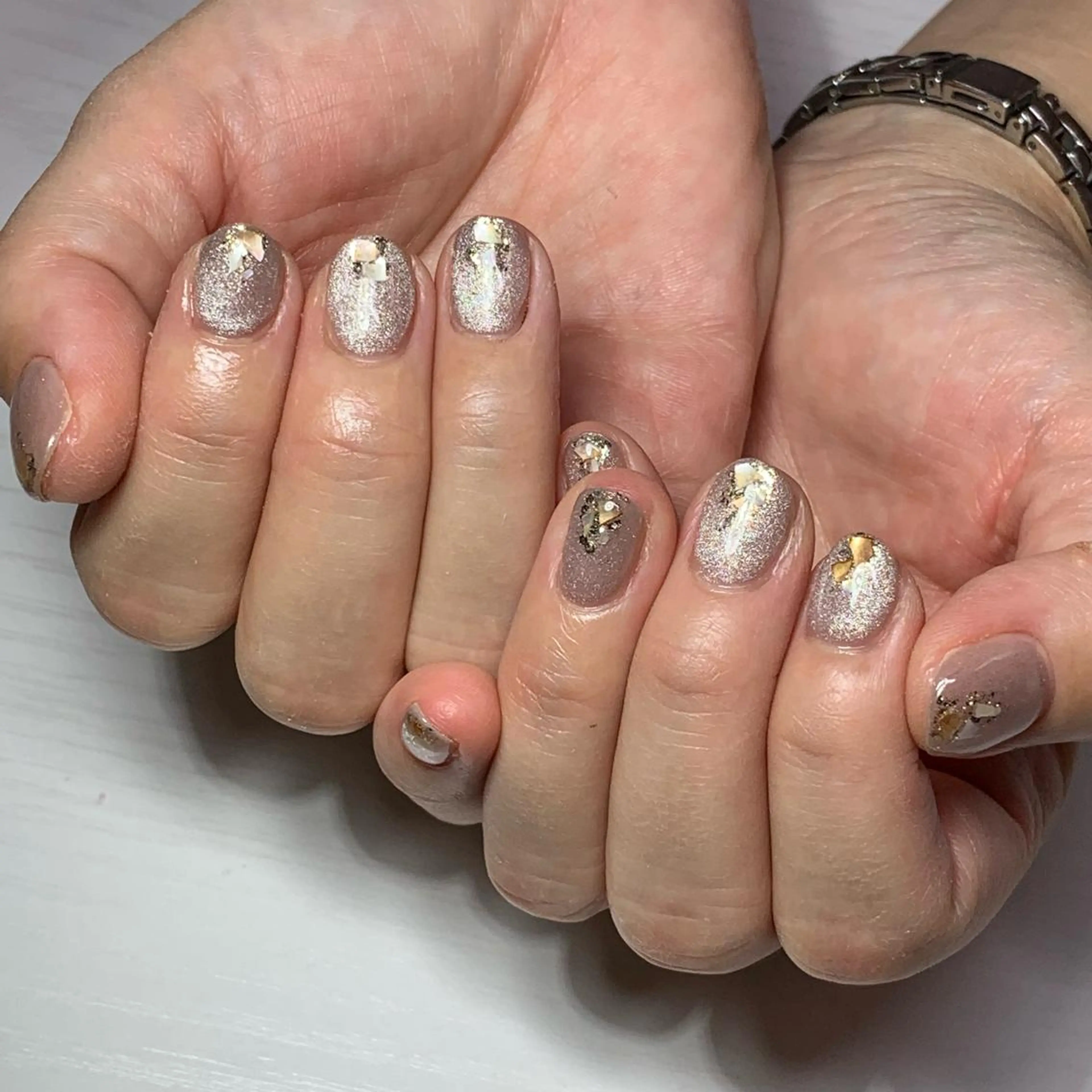 ネイル ハンドネイル καρδιά -ｶﾙﾃﾞｨｱ-のネイルデザイン