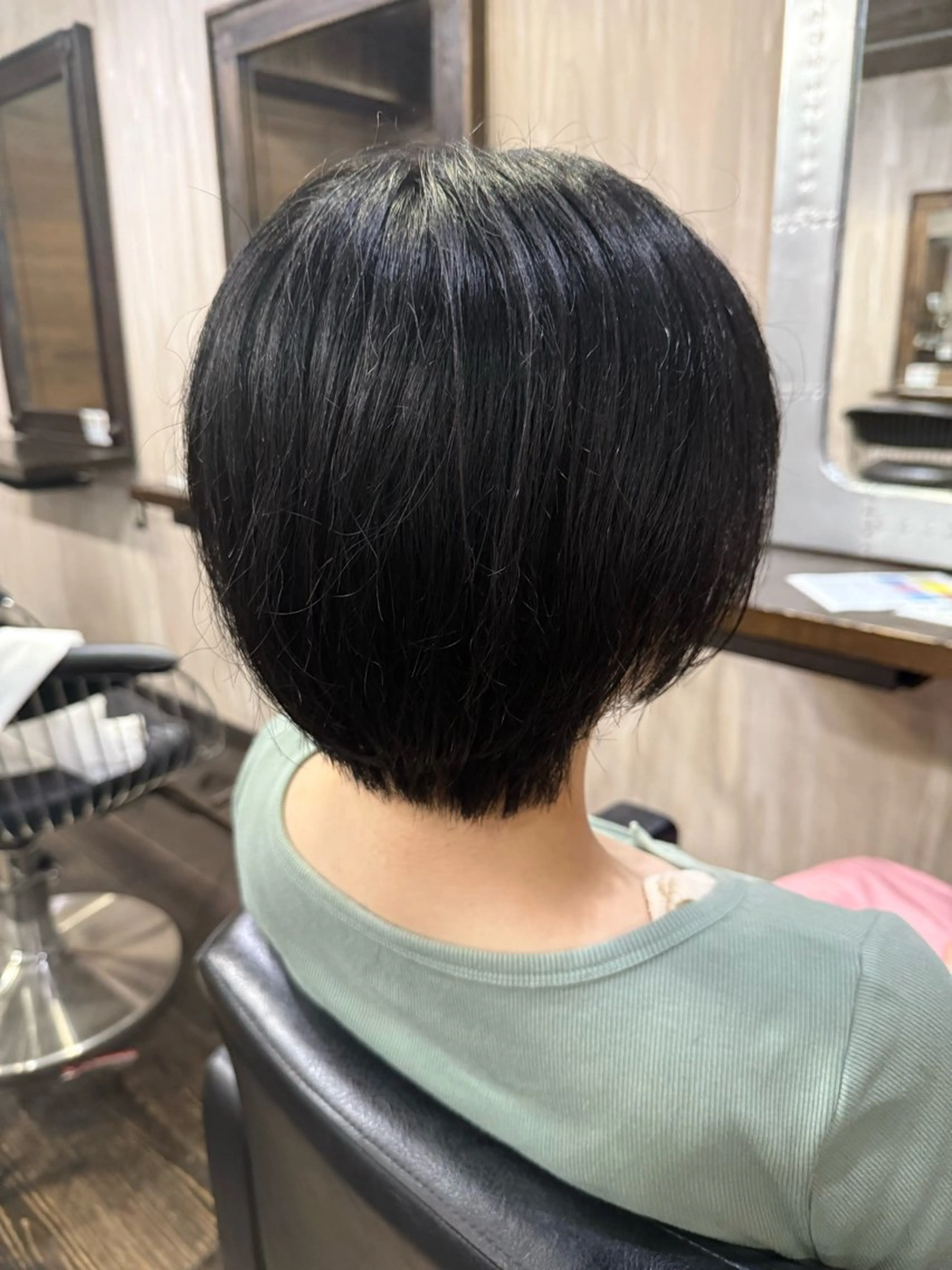 ショート くせ毛 ショートヘア M.Fe's はるな 🖤メンズカット募集のヘアスタイル