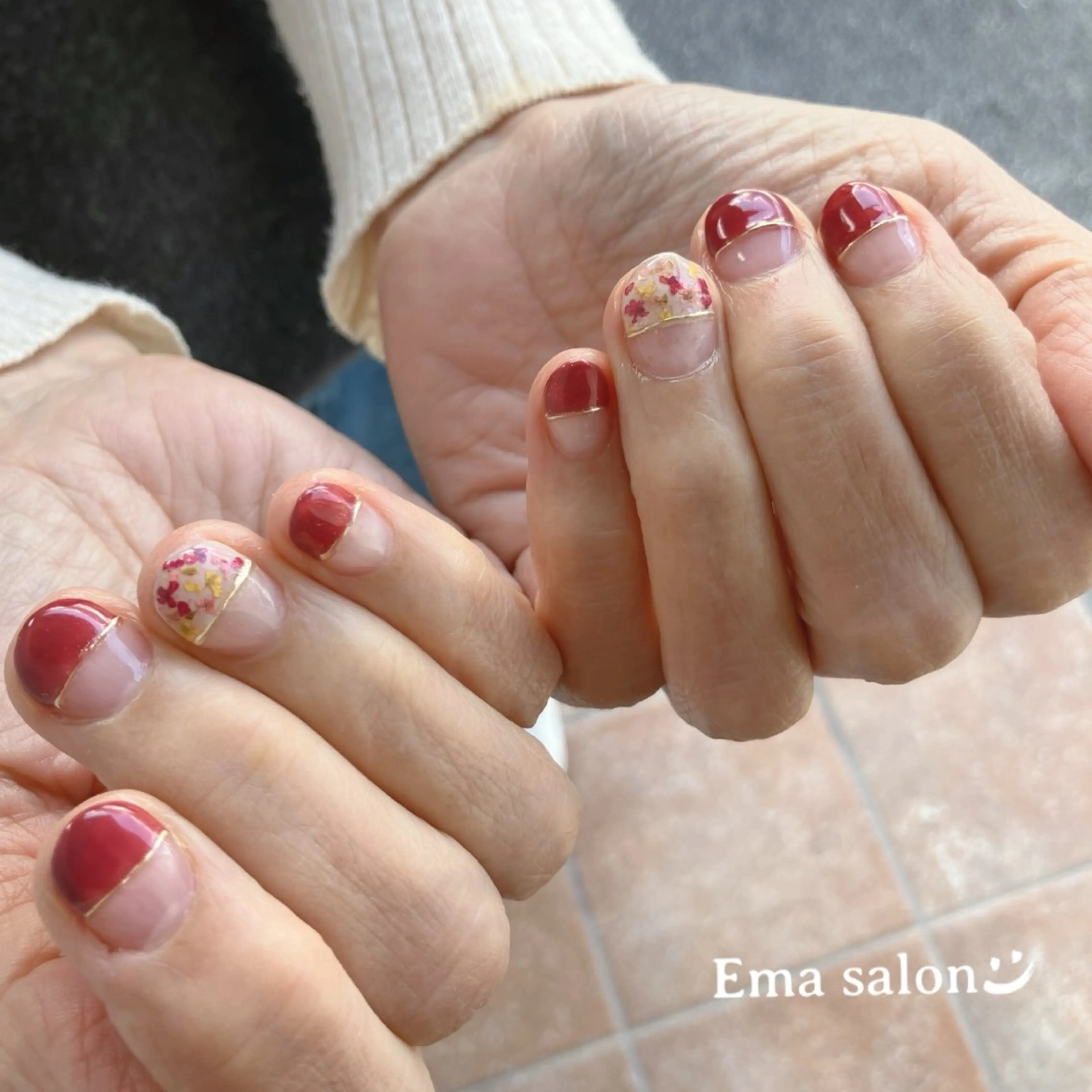 ネイル ハンドネイル Ema salon satomiのネイルデザイン