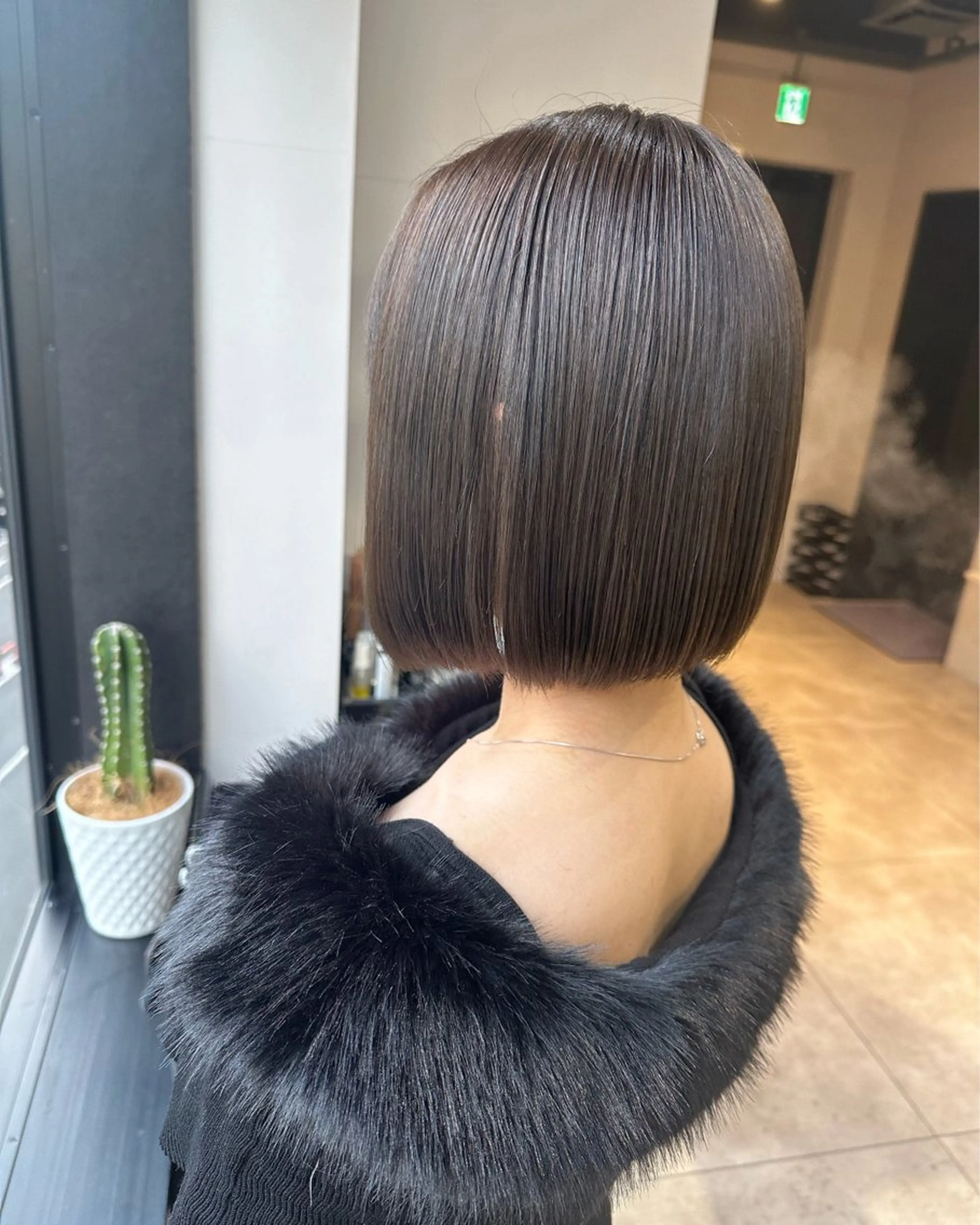 ショート カラー カット トリートメント 透明感カラー/ボブ /佐藤伶のヘアスタイル