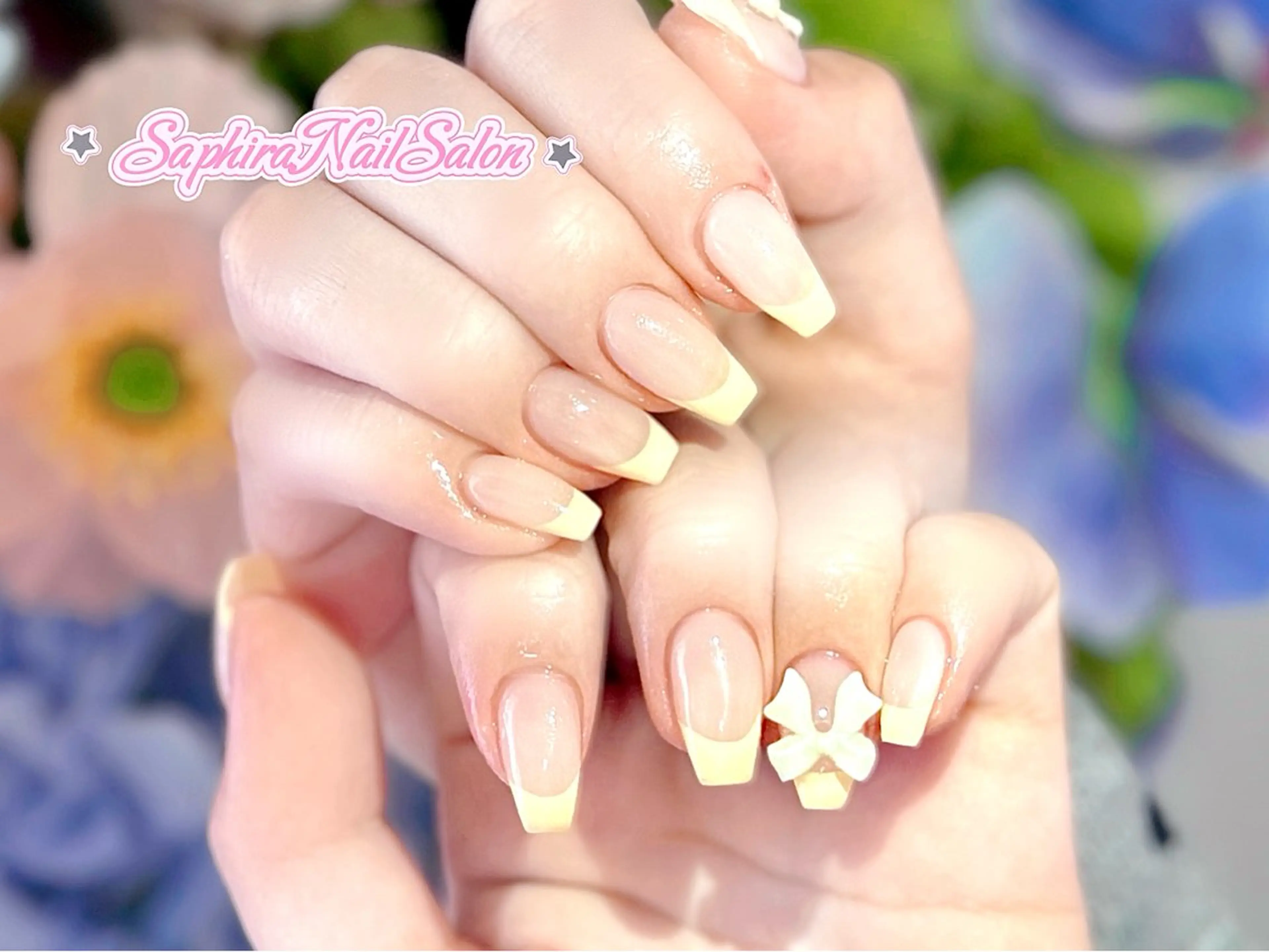 カラー ハンドネイル Saphiraネイル サロン錦糸町のネイルデザイン