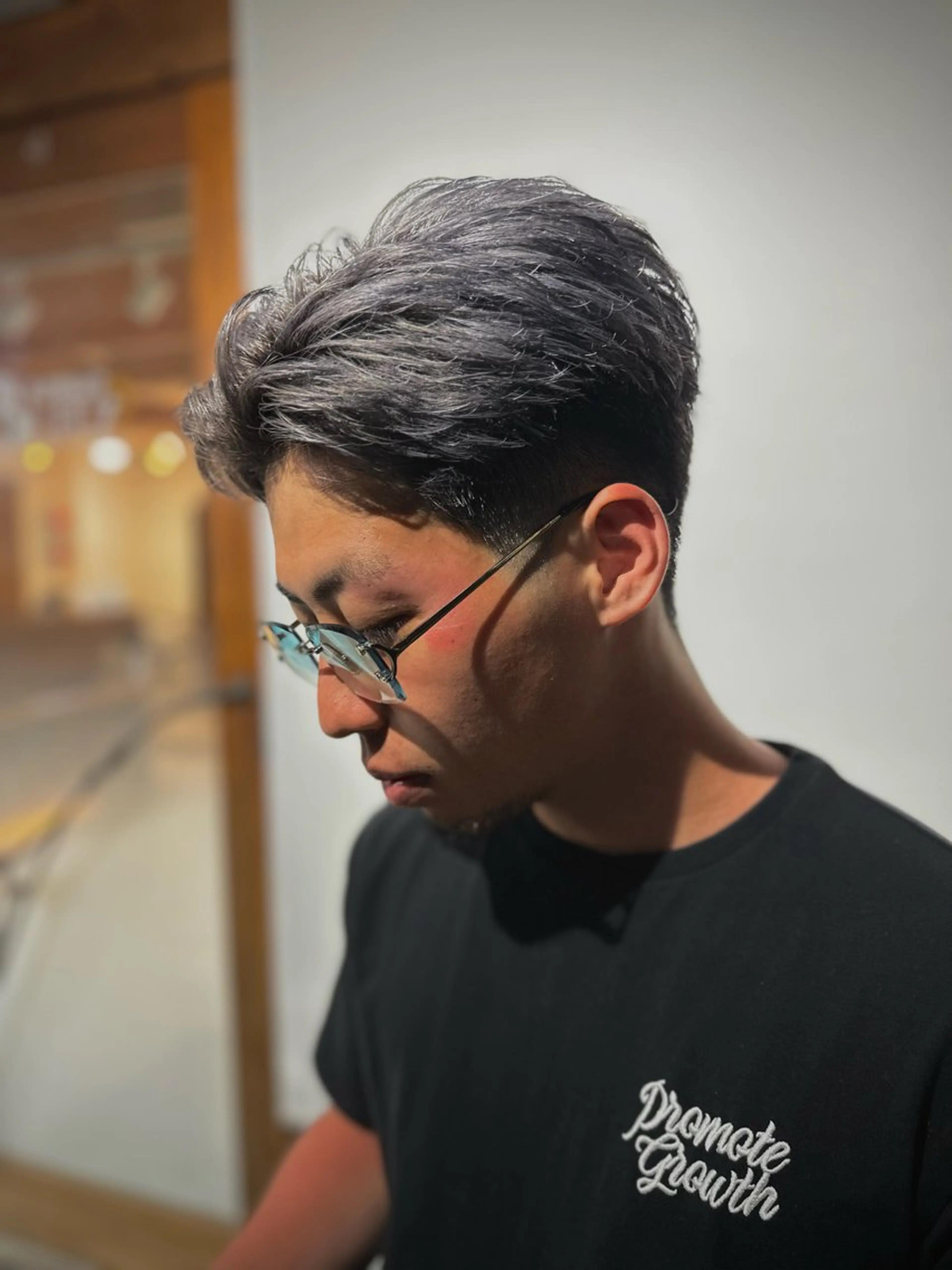 ショート カラー メンズ カット ヘアカラー トリートメント KAKERU/ボブ/ ショート/パーマ🌱のヘアスタイル