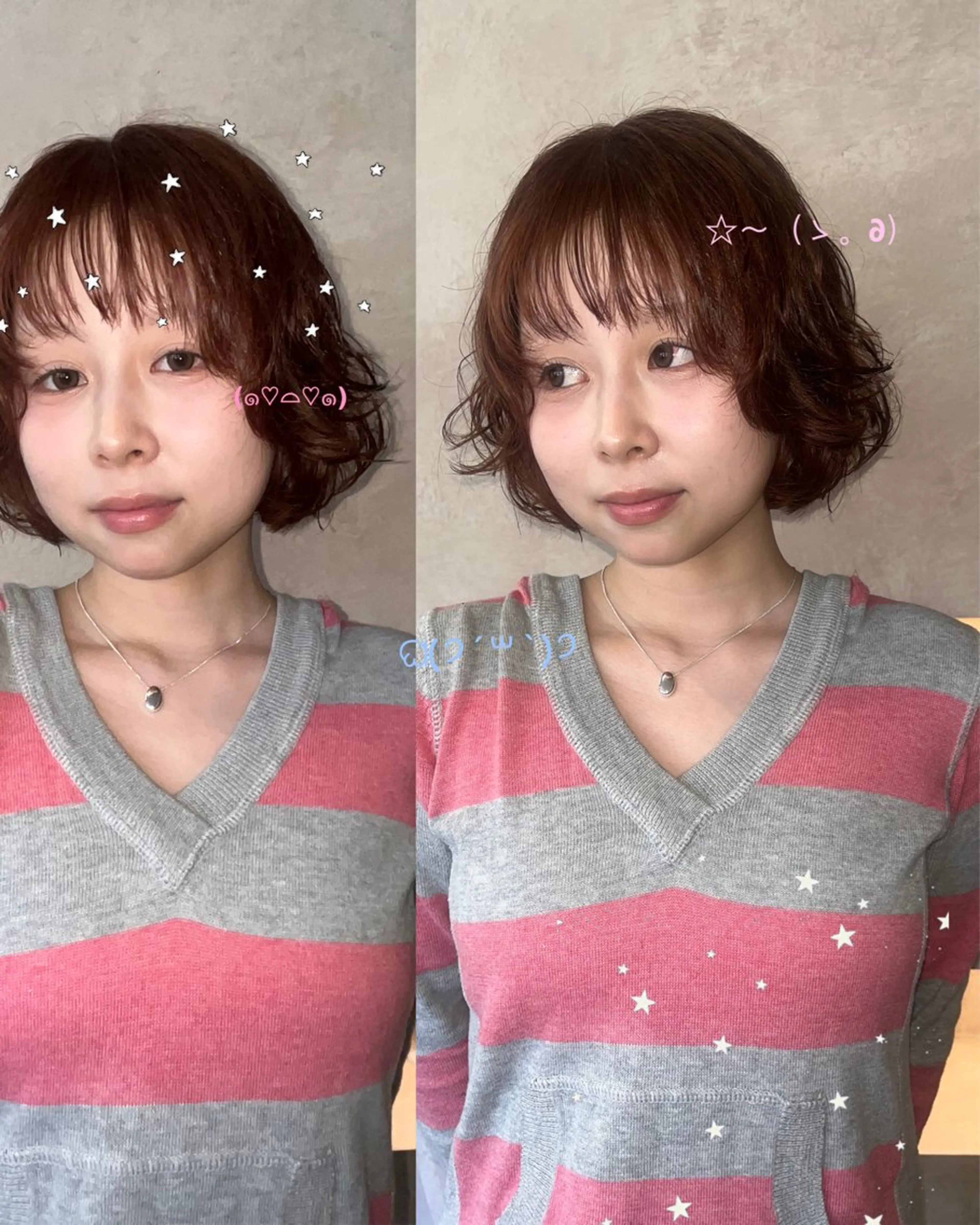 ショート カラー ヘアカラー Bërg所属・Bërg mimi ‎ ౨ৎ⋆のヘアスタイル