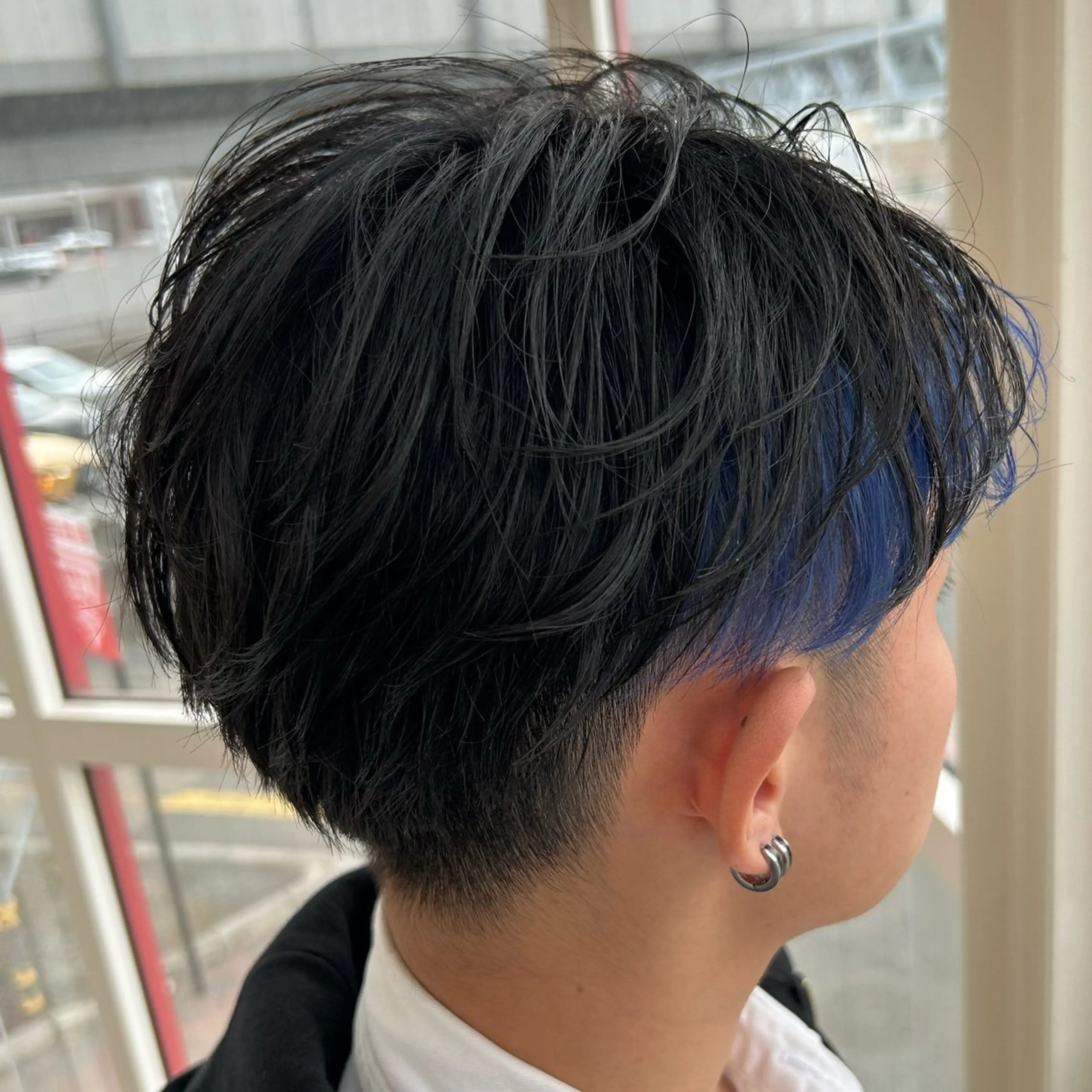 カラー メンズ フェザーパーマ メンズパーマ 波巻きパーマ カット ヘアカラー yori所属・メンズパーマ/メンズ カット/たばたよしきのヘアスタイル