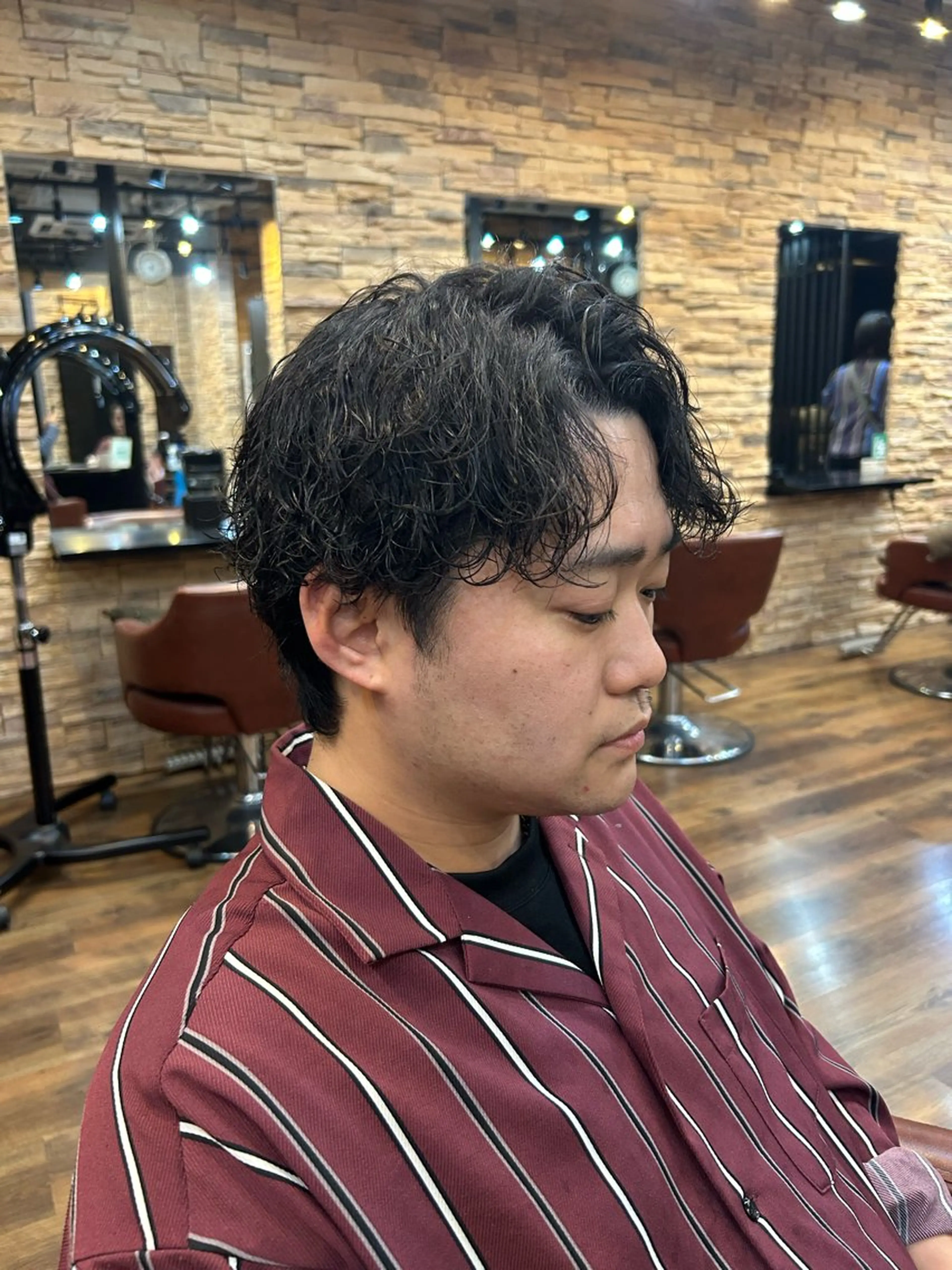 メンズ カット パーマ トリートメント 【ブリーチモデル募集 】サキ🫧のヘアスタイル