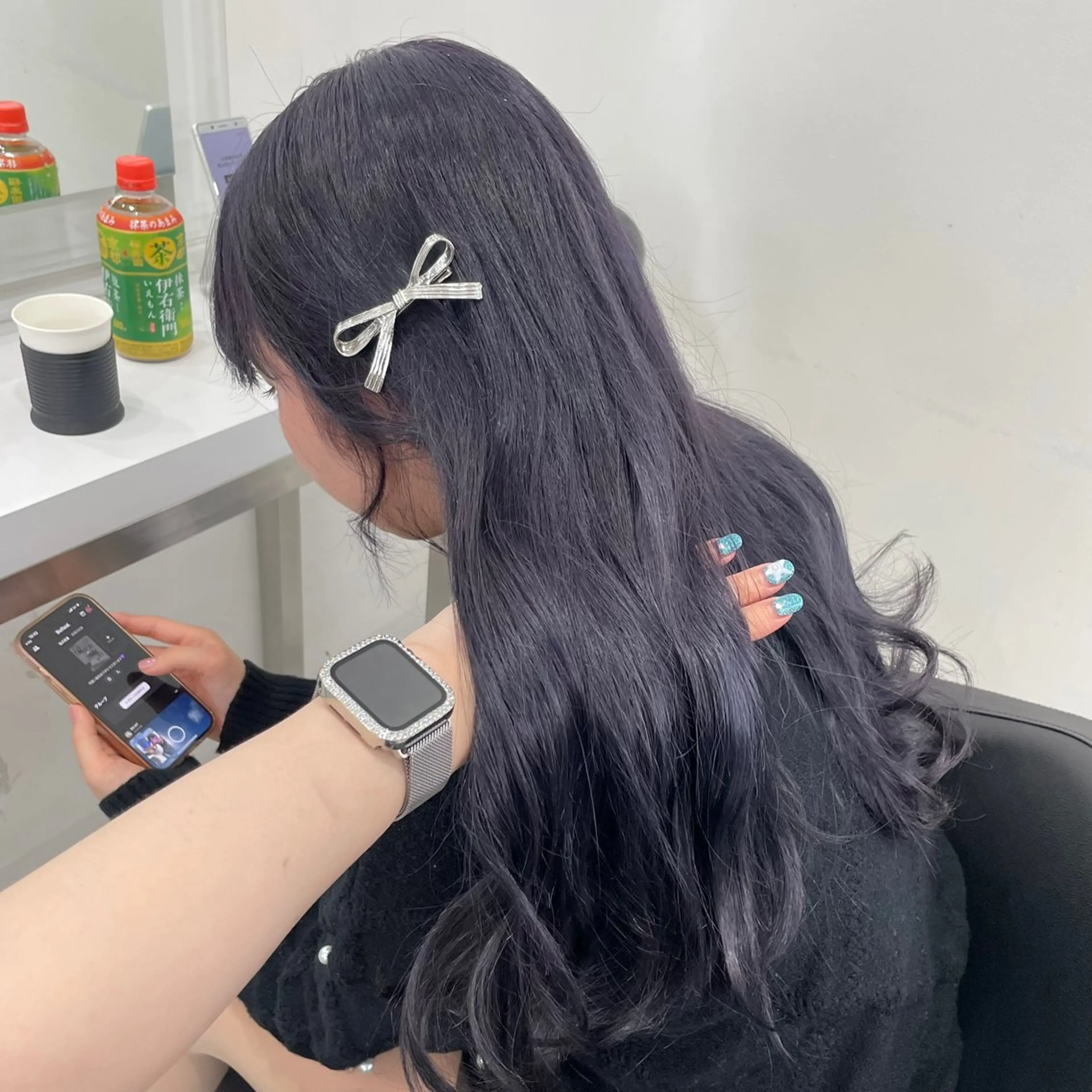 ロング カラー ヘアカラー トリートメント 大人っぽ韓国🤍ブリ ーチ/mitsukiのヘアスタイル